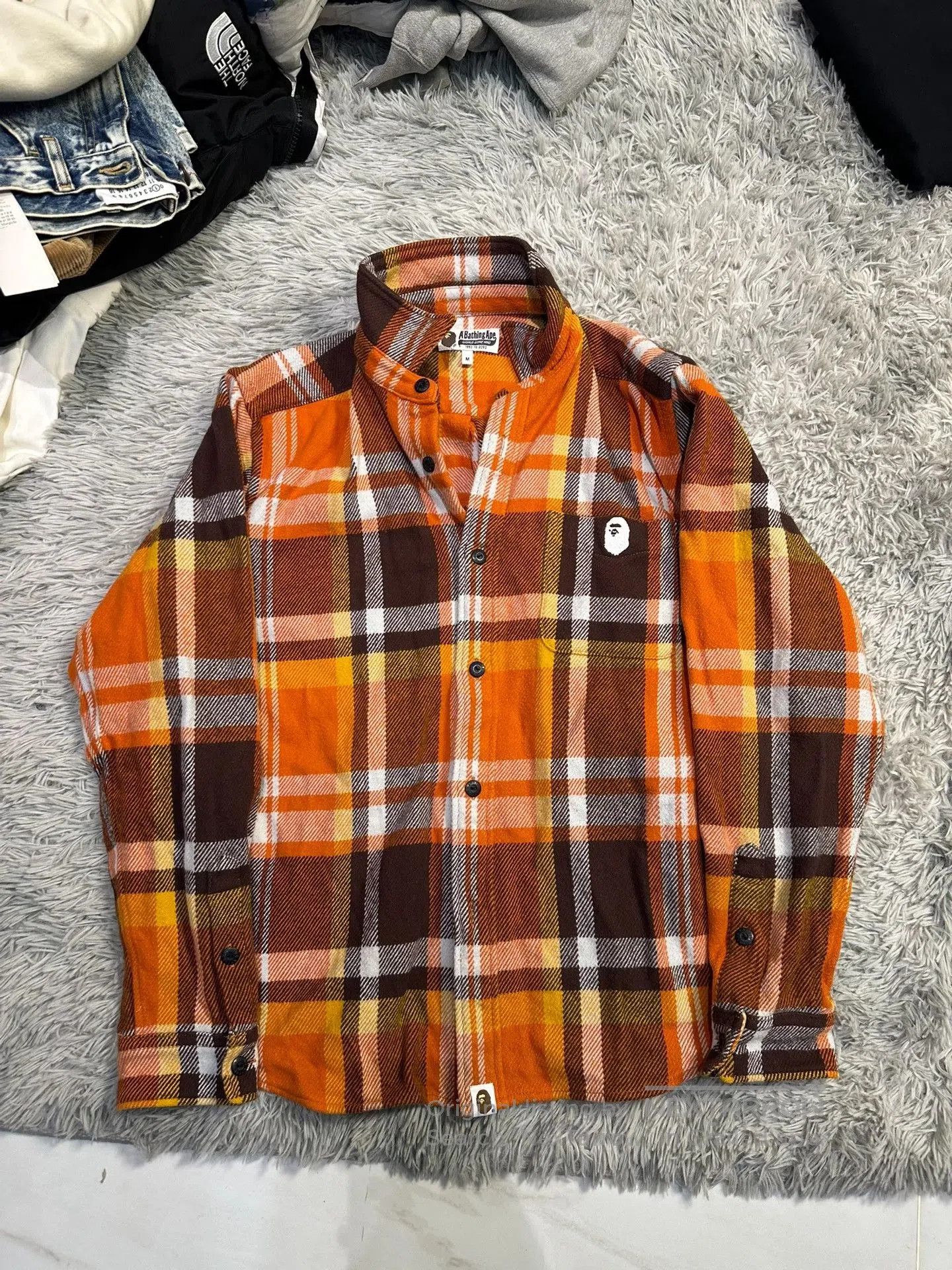 Bape A BATHING APE FW24 Plaid Long. Size US M / EU 48-50 / 2 - 1 Thumbnail