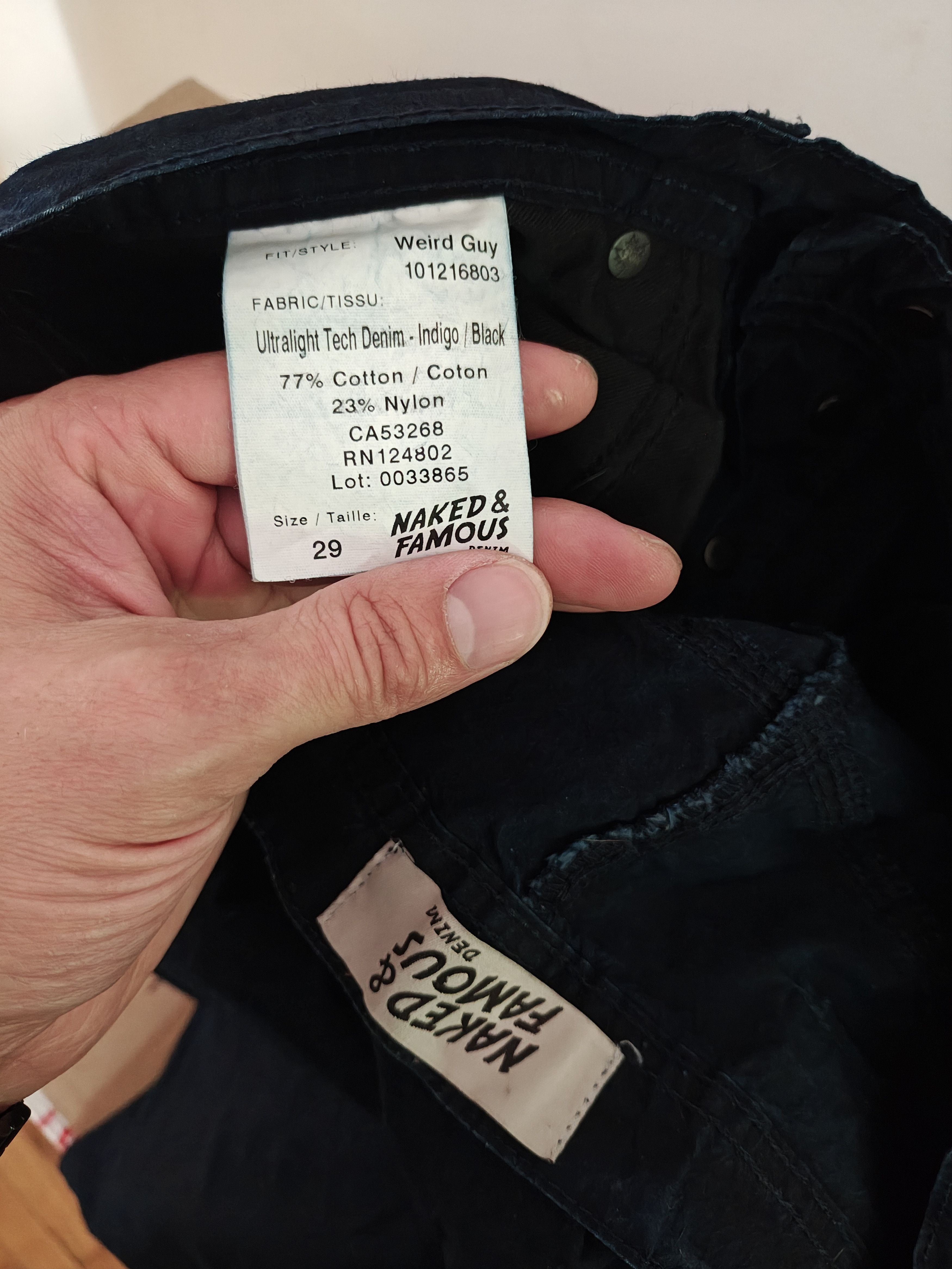 Naked & Famous Naked and Famous Ultralight Tech Denim Size US 29 - 2 Thumbnail