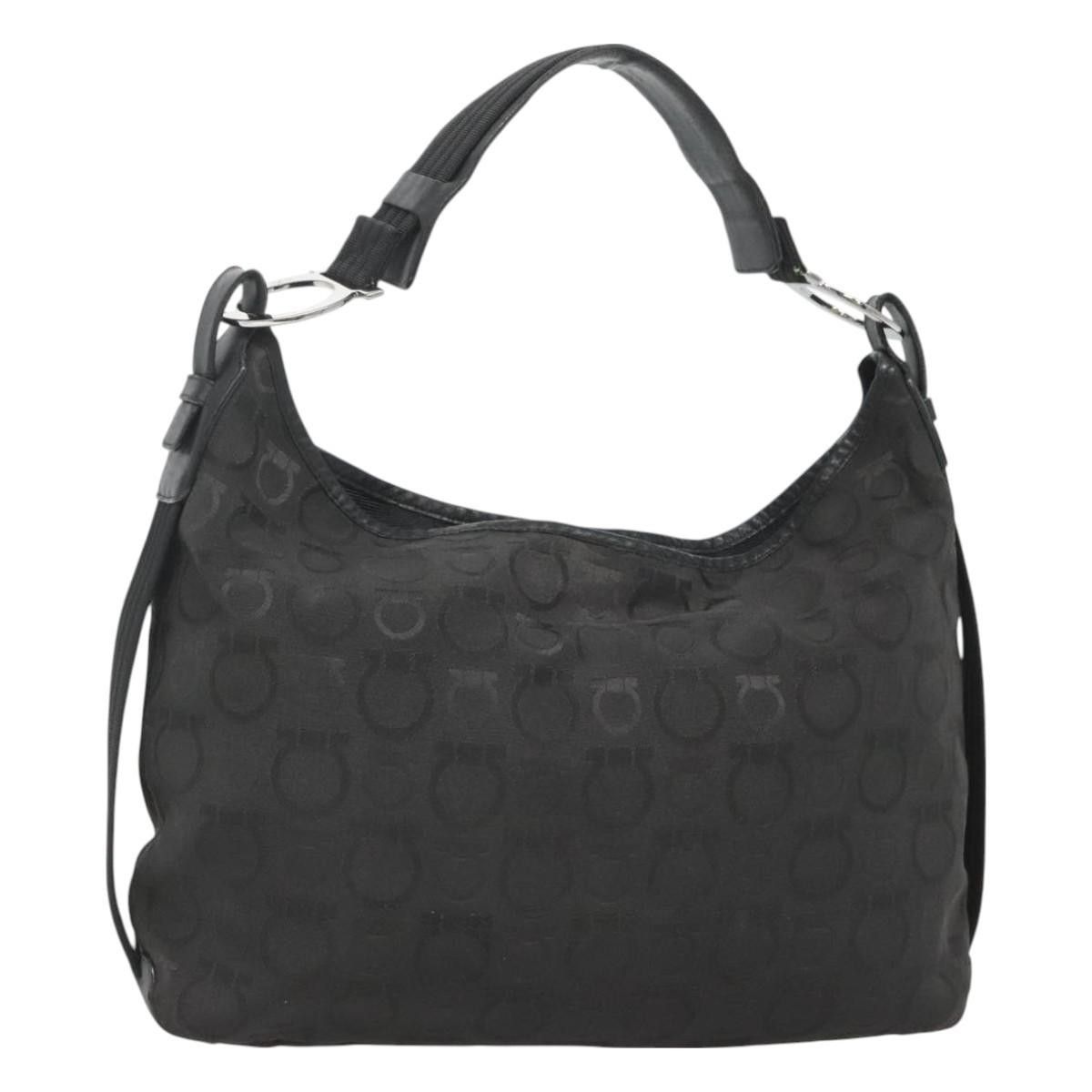 Salvatore Ferragamo Salvatore Ferragamo Gancini Shoulder Bag Canvas Size ONE SIZE - 1 Thumbnail
