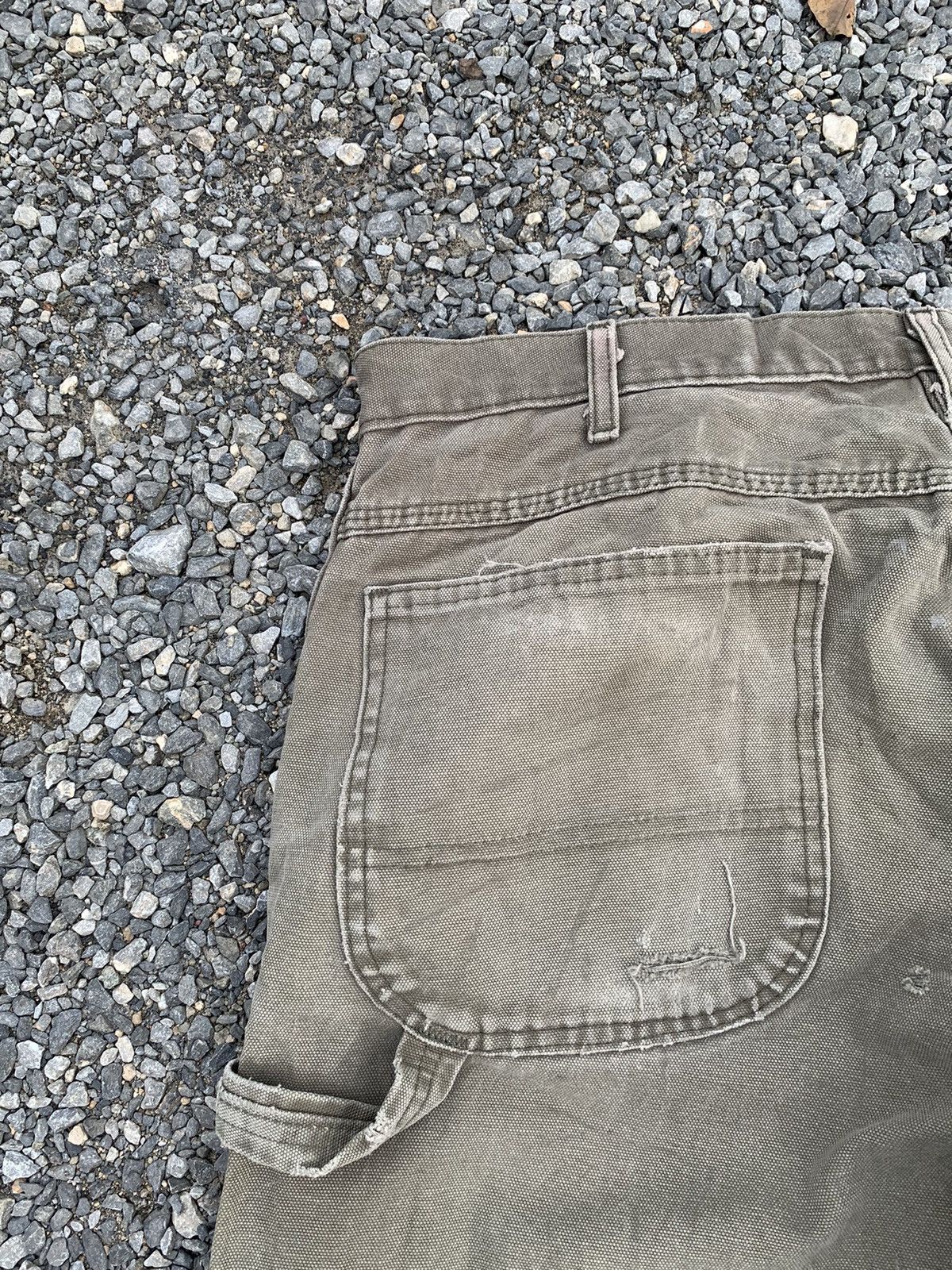 Dickies VINTAGE DICKIES CARPENTER WORKWEAR FADED DISTRESSED DENIM Size US 36 / EU 52 - 9 Thumbnail