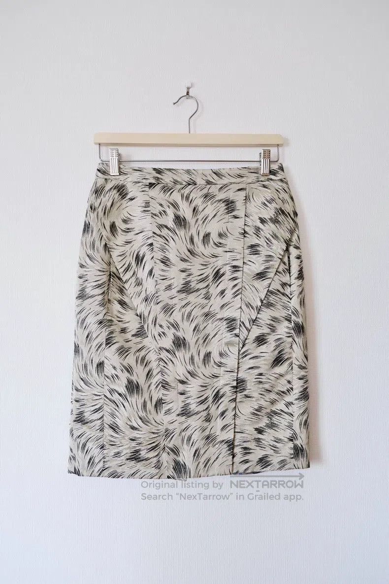 Kenzo Kenzo Artistic Line Silk Blended Vintage Half Skirt Size 25" / US 0 / IT 36 - 1 Thumbnail