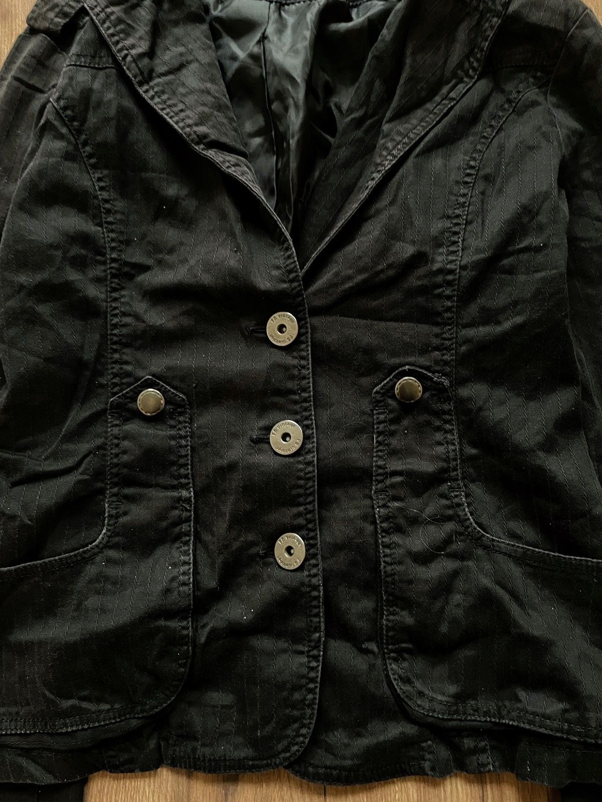 Other VINTAGE fishbone blazer jacket y2k grunge casual Size 46R - 5 Thumbnail