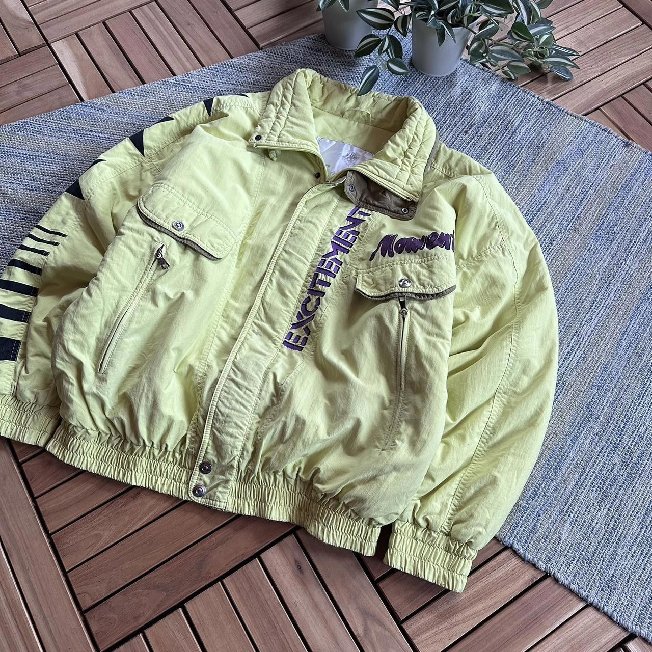 Designer Vintage 90s Retro Style Movment Excitements Ski Jacket Size US L / EU 52-54 / 3 - 2 Thumbnail