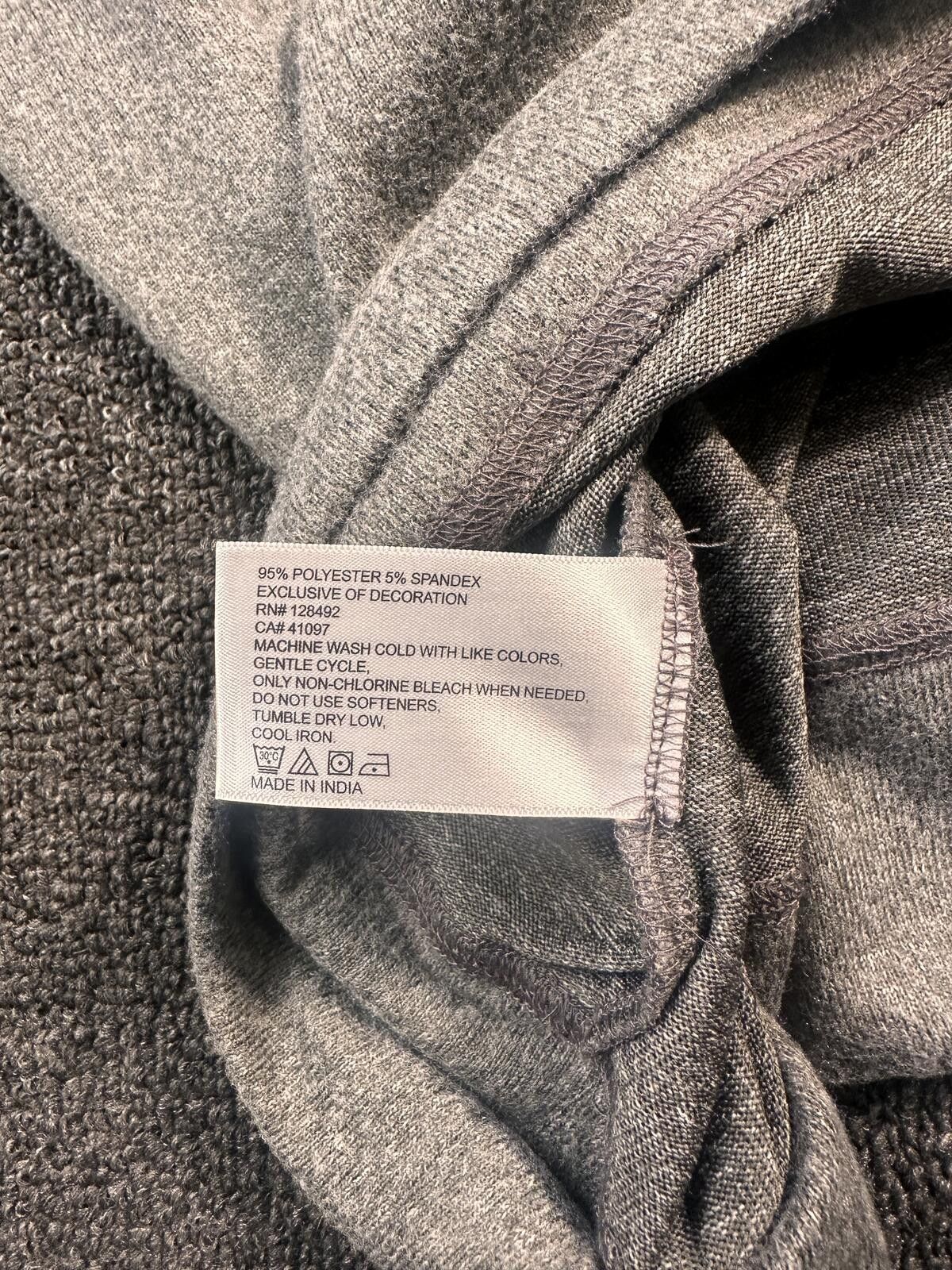 Unknown London Greg Norman Gray Quarter-Zip Sweater with Elbow Patches Size US M / EU 48-50 / 2 - 8 Thumbnail