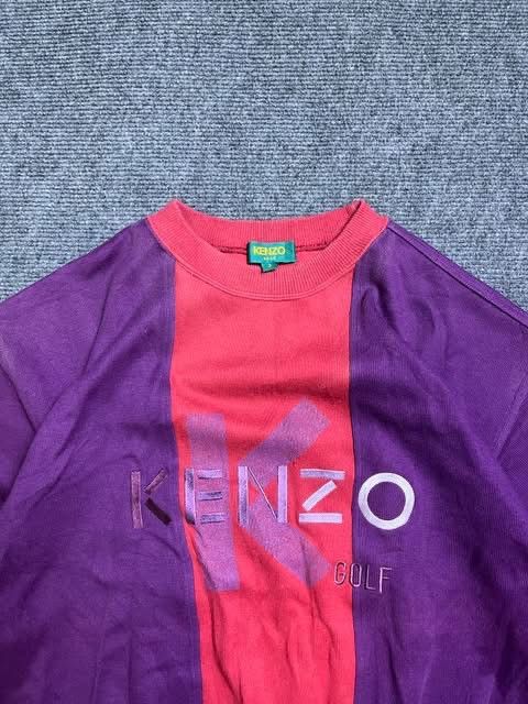 Kenzo Kenzo golf Sweater jacket Colorblock panel design Size US M / EU 48-50 / 2 - 2 Thumbnail