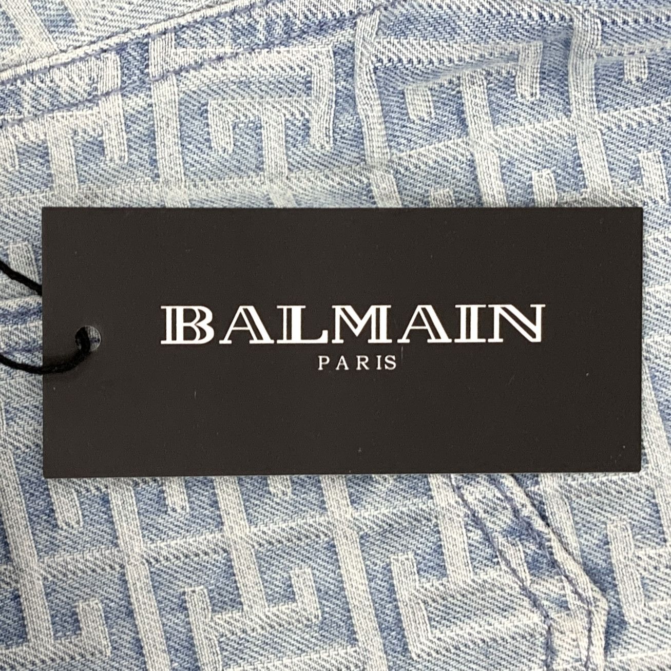 Balmain Balmain Logo Print Denim Pants Blue (34) Size 25" / US 0 / IT 36 - 9 Thumbnail
