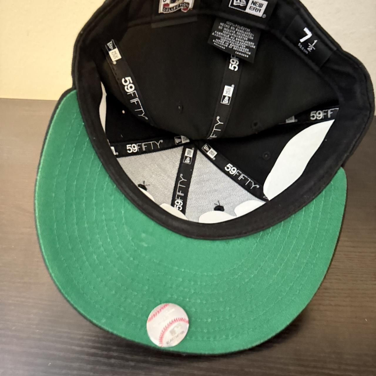 New Era Green UV Oakland A’s Black fitted hat Size ONE SIZE - 4 Thumbnail