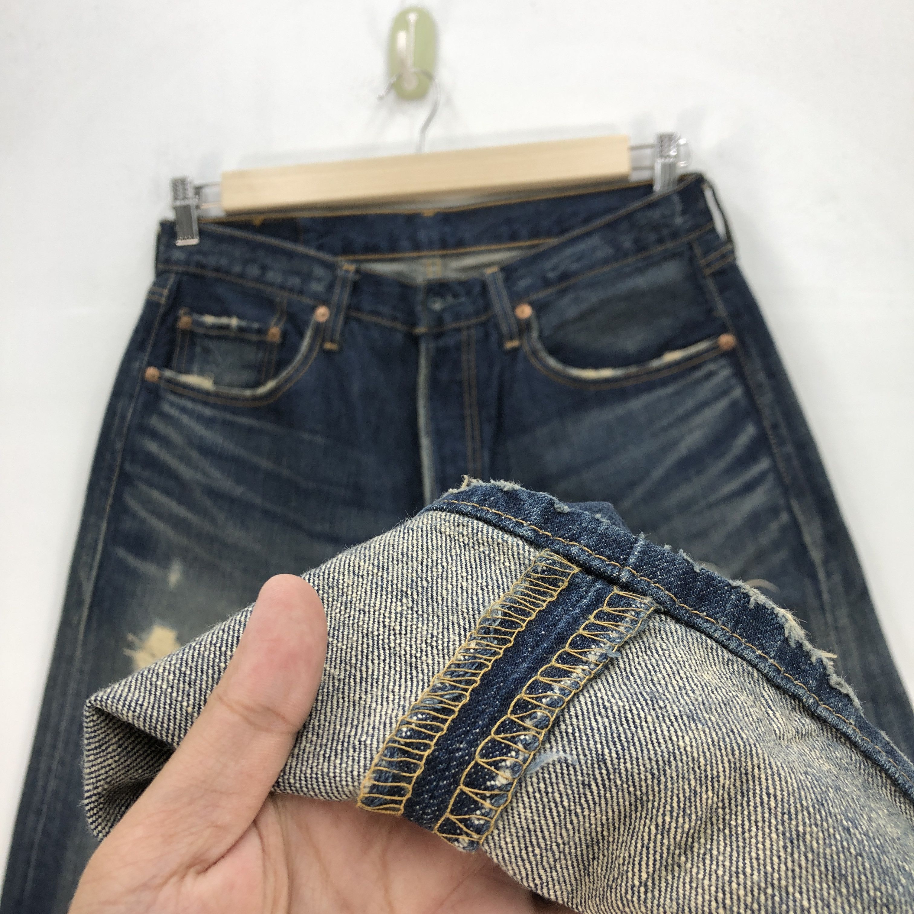 Levi's Vintage Levis 501 Jeans Levi's 501 Distressed Denim Pants Size US 32 / EU 48 - 7 Thumbnail