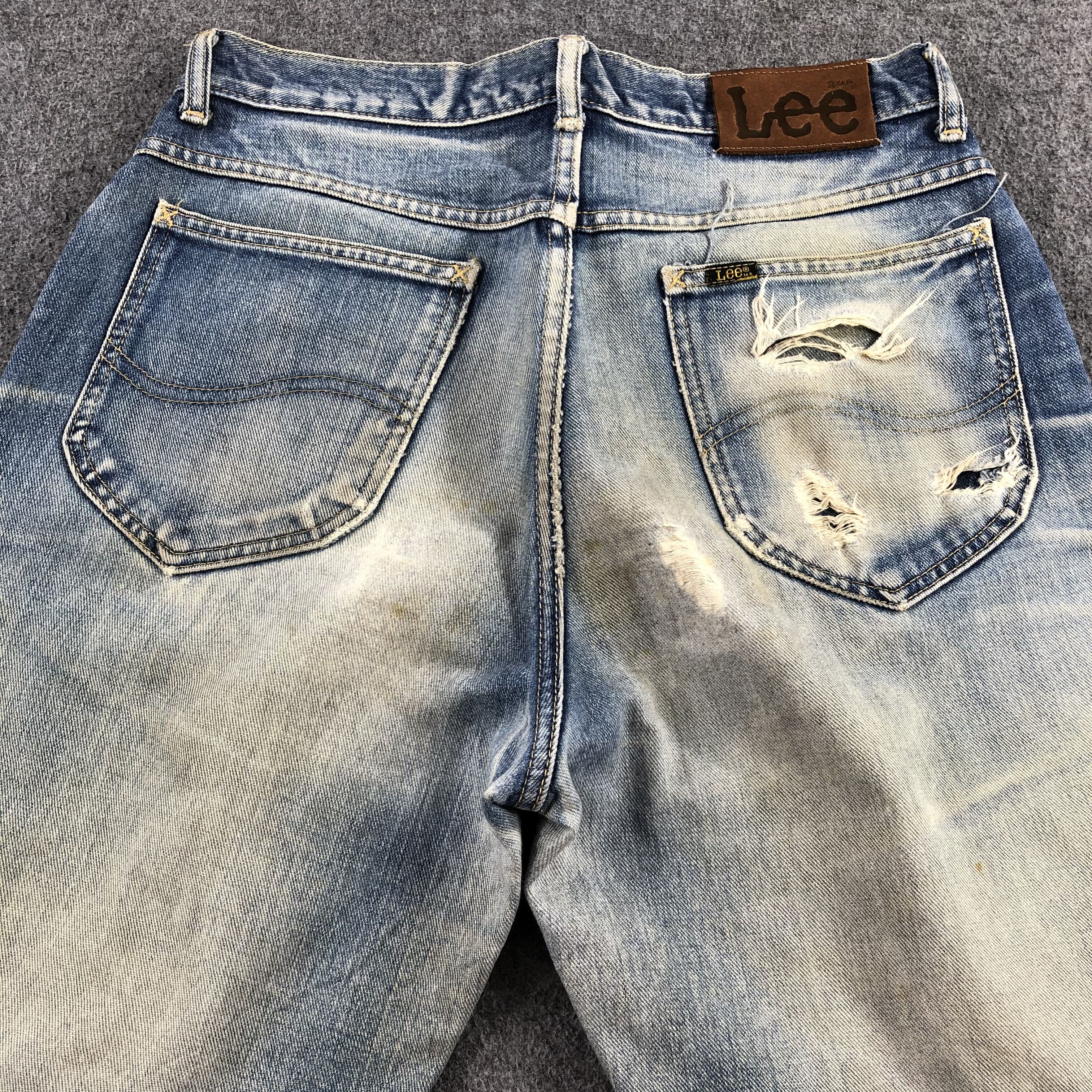 Lee Vintage Blue Wash Lee Jeans-J1897 Size US 31 - 4 Thumbnail
