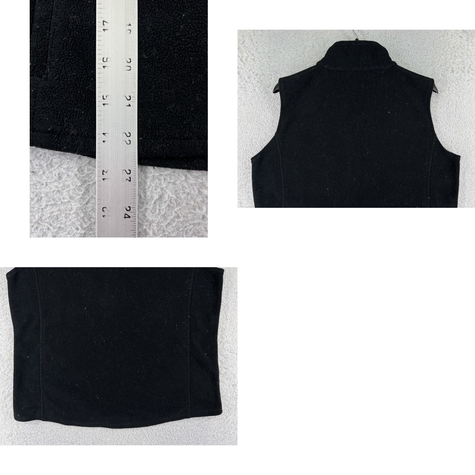 Vintage Woolrich Vest Womens Medium Black Full Zip Polyester Fleece Zip Pockets Size XL / US 12-14 / IT 48-50 - 9 Thumbnail