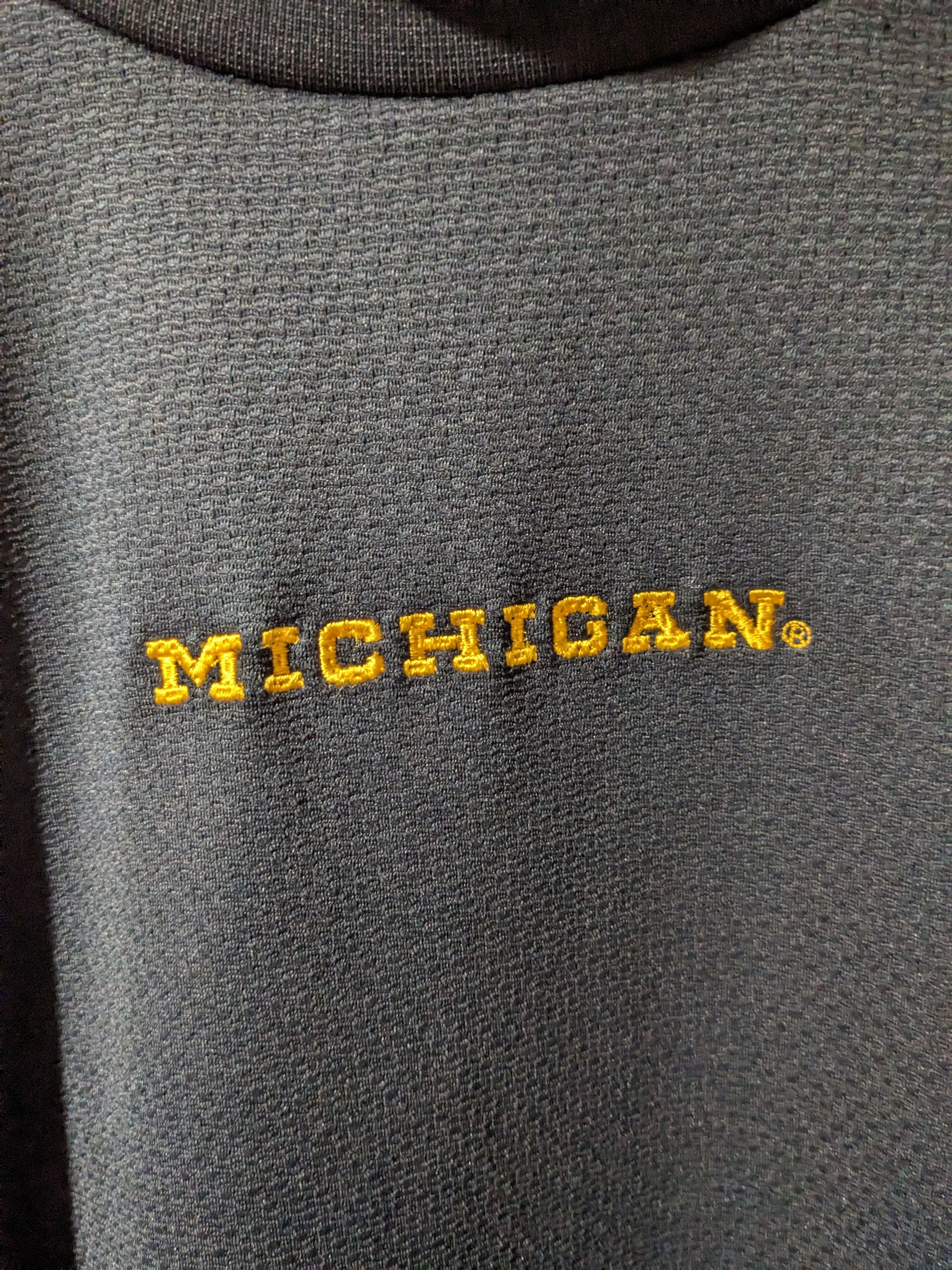 Nike × Vintage Vintage Y2K Nike Sphere Dry Team Michigan Thermal T-Shirt Size US XXL / EU 58 / 5 - 2 Thumbnail