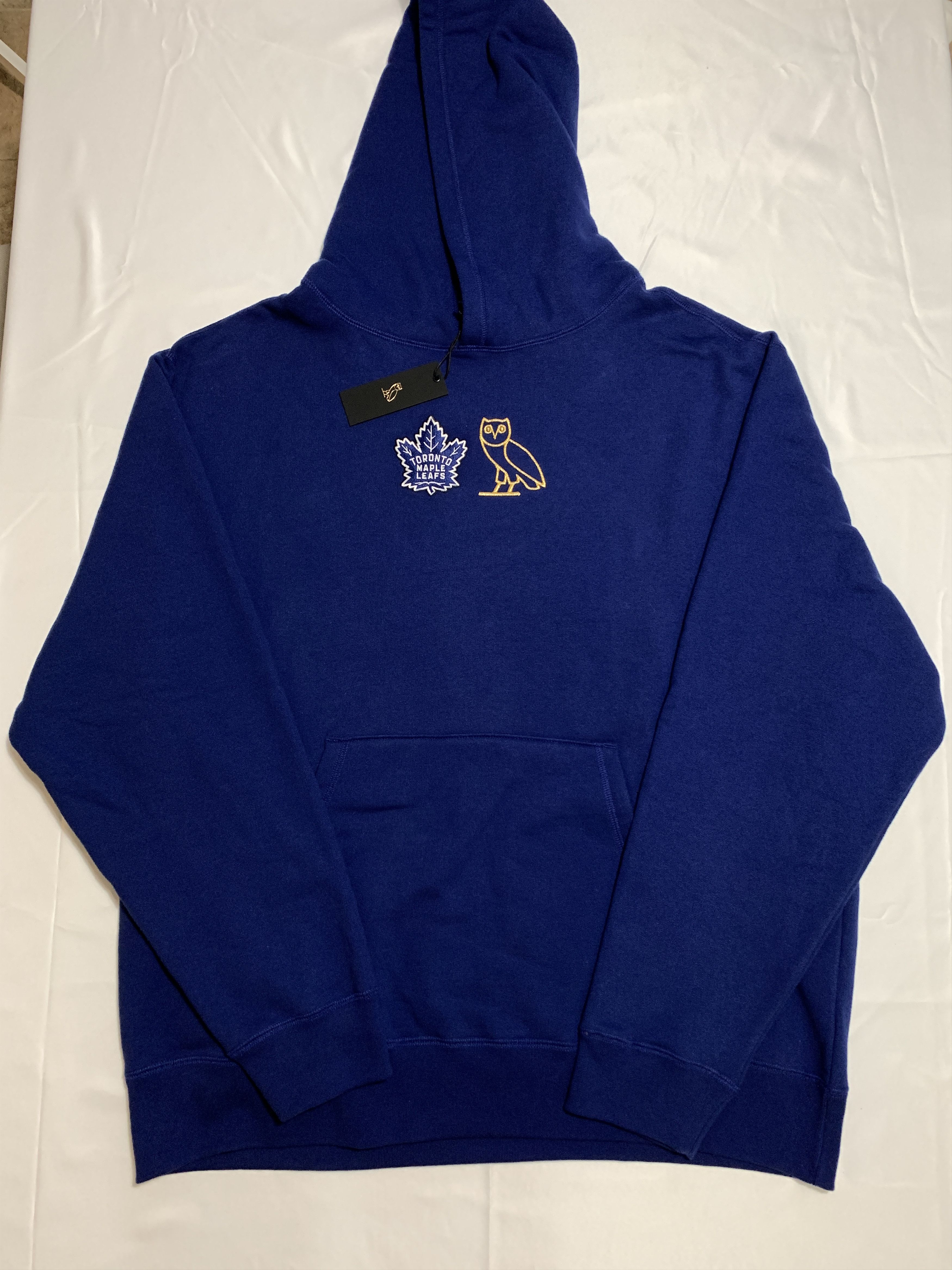 Drake OVOx NHL x TORONTO MAPLE LEAFS CLASSIC OWL HOODIE - BLUE Size US XXL / EU 58 / 5 - 2 Thumbnail