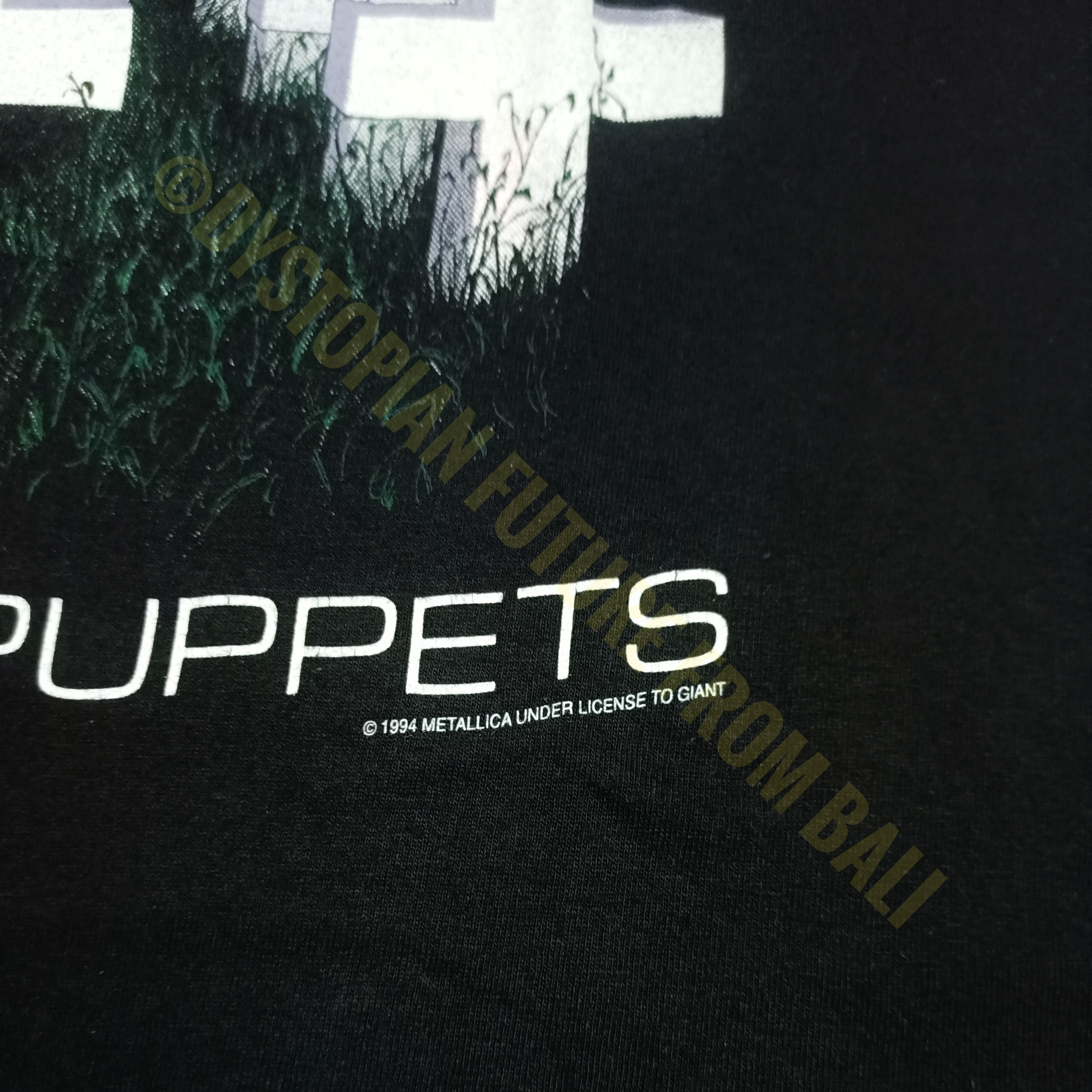 Band Tees × Metallica × Vintage Vintage 1994 Metallica - Master Of Puppets Band T-shirt Size US M / EU 48-50 / 2 - 4 Thumbnail