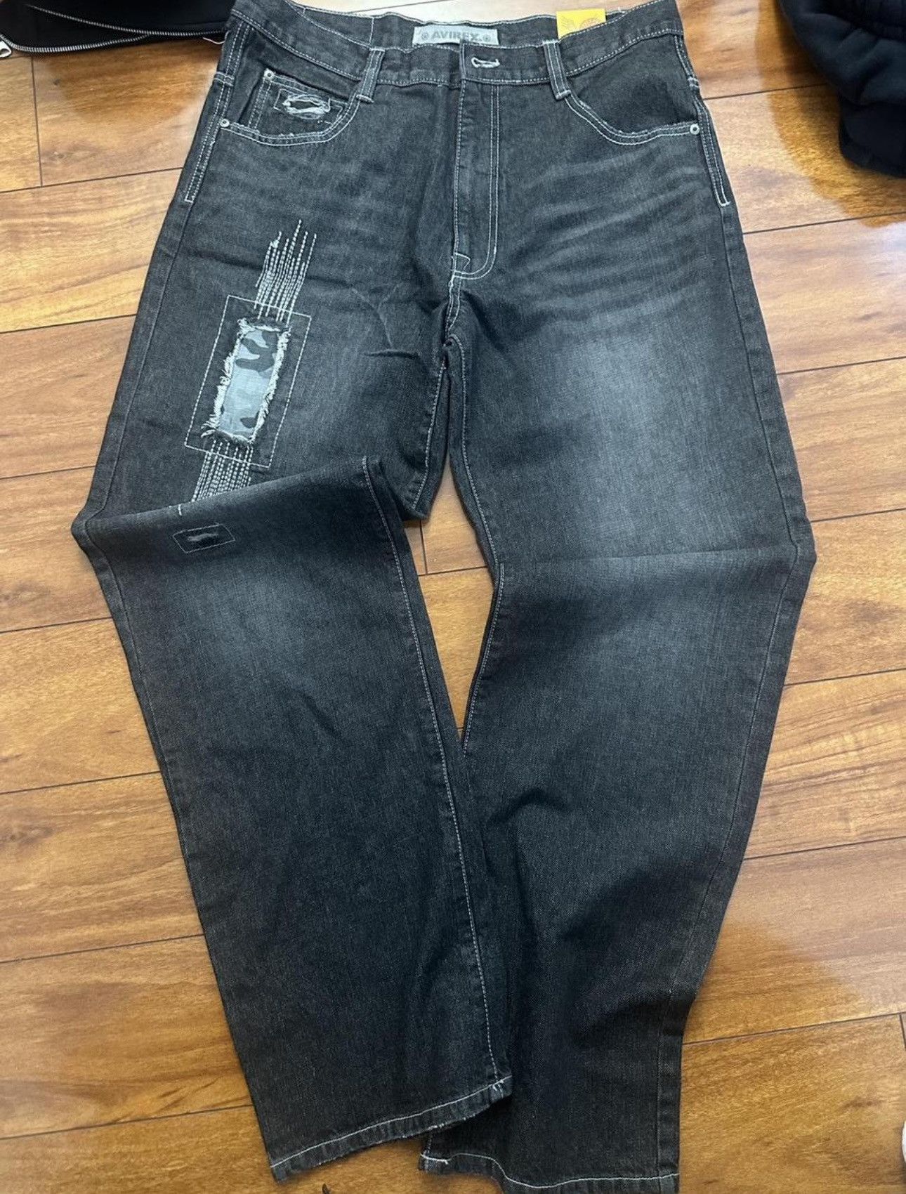 Avirex Avirex Distressed Denim jeans Size US 34 / EU 50 - 1 Thumbnail