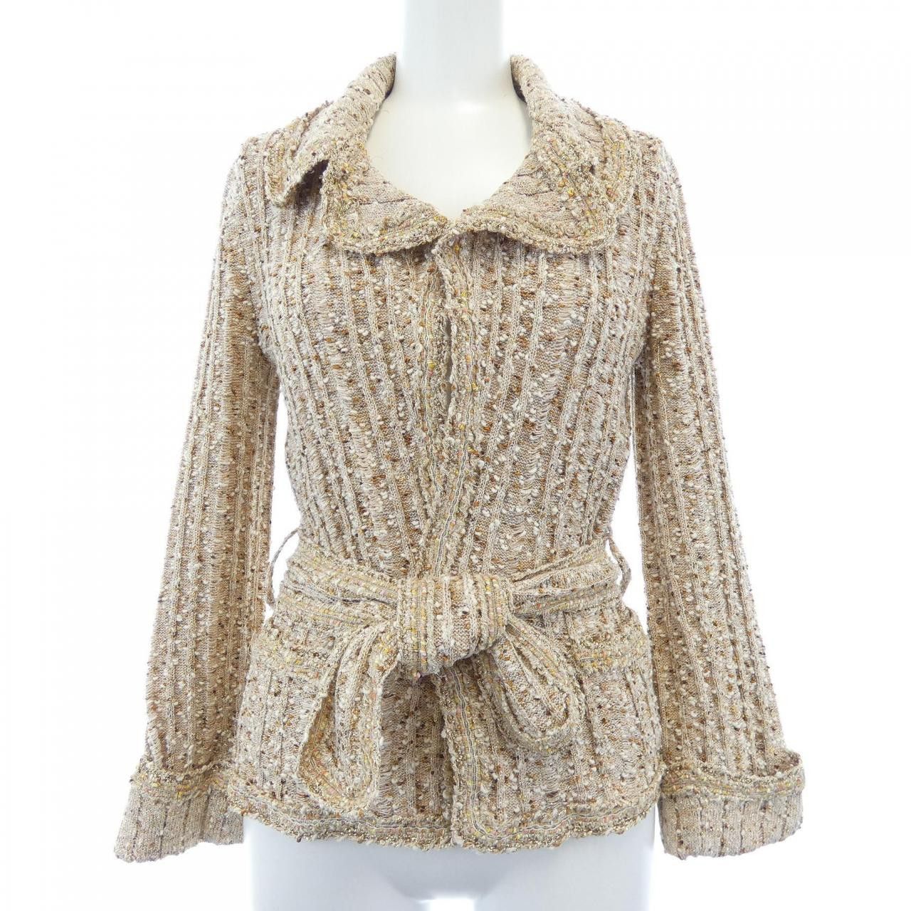 Chanel Chanel Cardigan Wool Cardigan Others Tops P28058K00030 06P DUTY FREE for USA