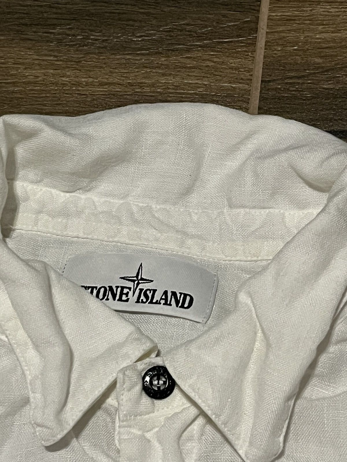 Stone Island Stone Island White Linen Shirt Size US M / EU 48-50 / 2 - 4 Thumbnail