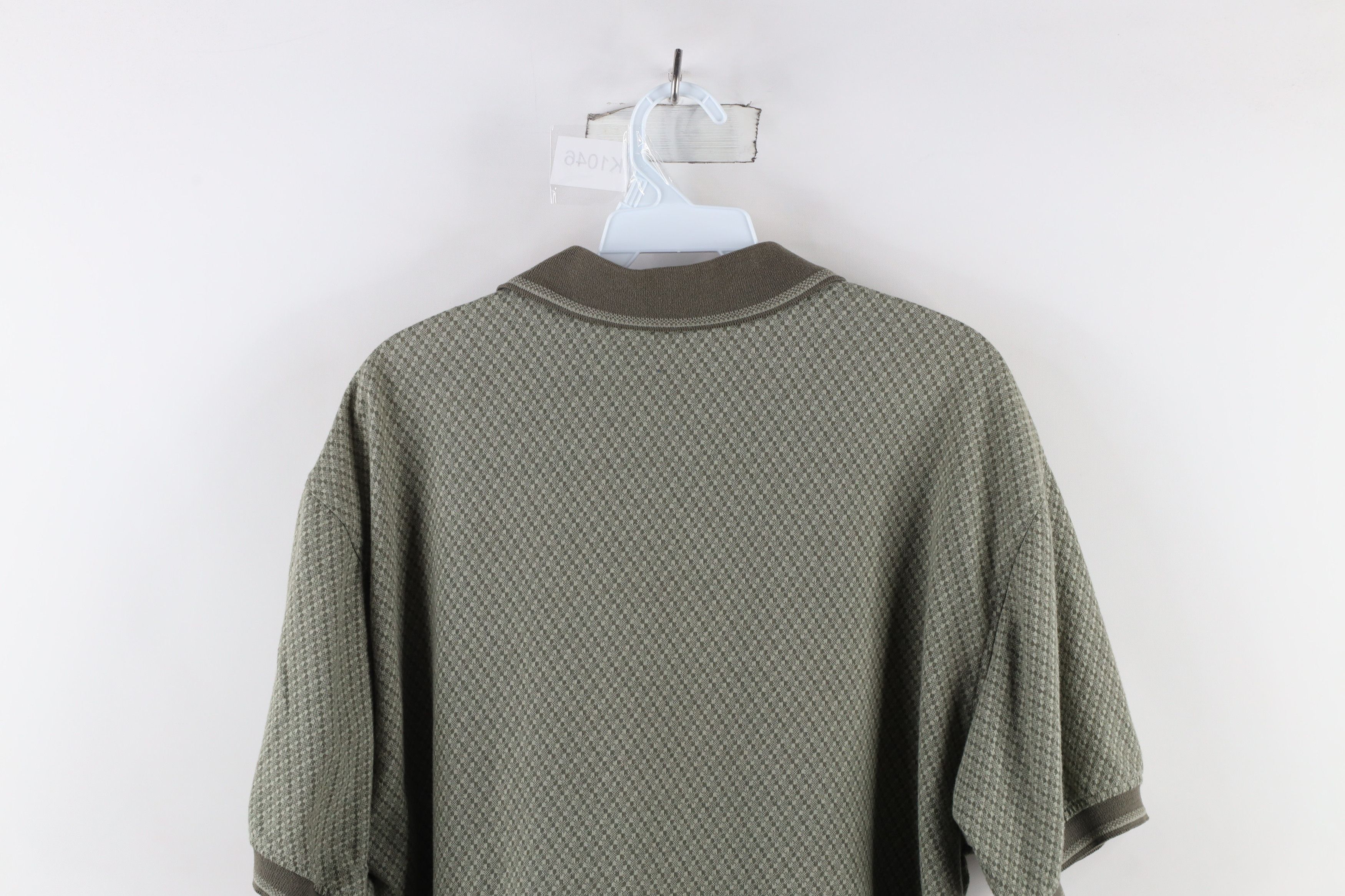 Vintage Vintage 90s Streetwear Geometric Collared Golf Polo Shirt Size US XL / EU 56 / 4 - 7 Thumbnail