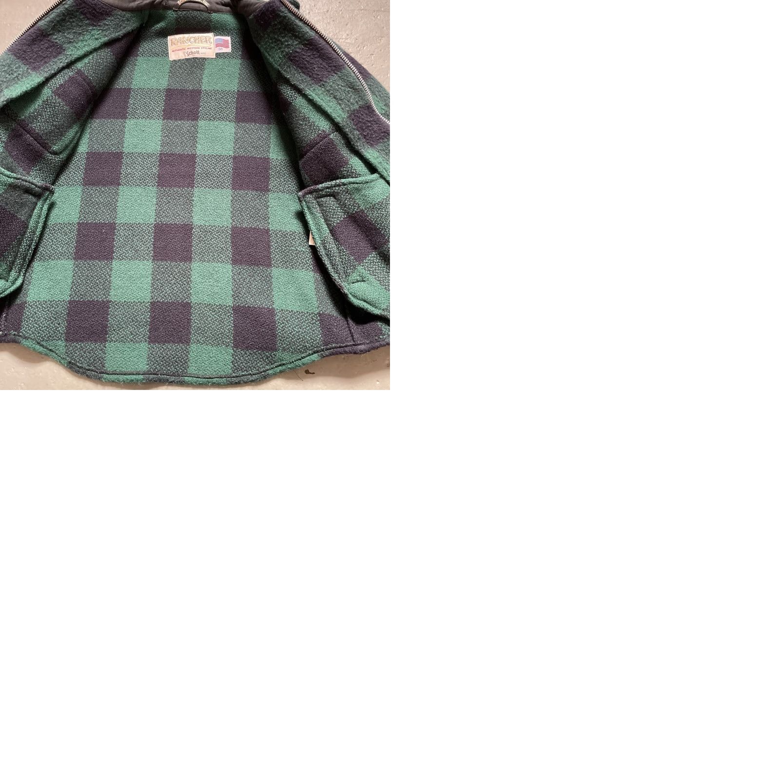 Schott Schott Jacket Western Rancher Buffalo Check Wool Blend Made Japan 38 M63110 Bomber Mens Size US XXS / EU 40 - 9 Thumbnail