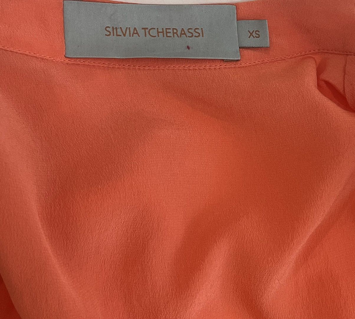 Other $590 Silvia Tcherassi Silk Blouse Size XS / US 0-2 / IT 36-38 - 7 Thumbnail