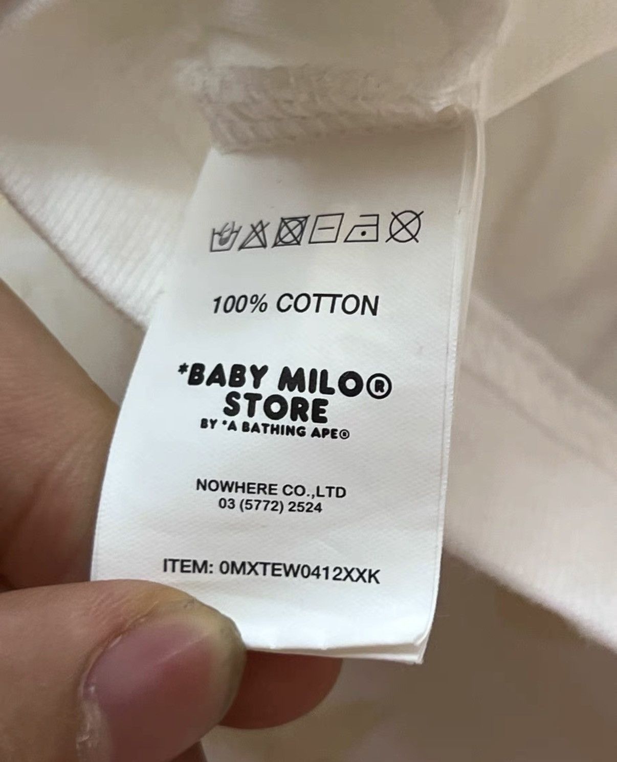 Bape BAPE white short-sleeve tee Size US M / EU 48-50 / 2 - 5 Thumbnail