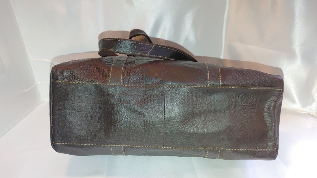 Jack Georges Jack Georges Hornback Croco Satchel Handbag #HB815 NWOT Size ONE SIZE - 7 Thumbnail