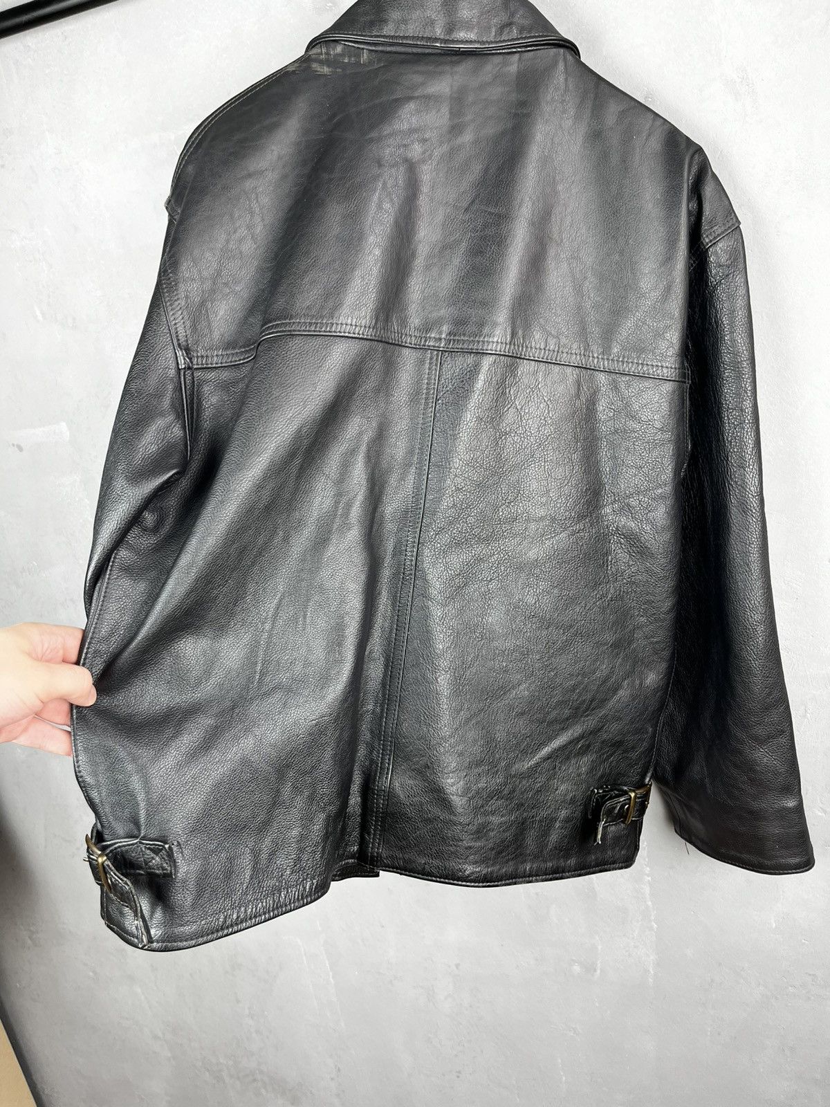 Leather Flying wear leather jacket vintage 90s Size US M / EU 48-50 / 2 - 12 Thumbnail