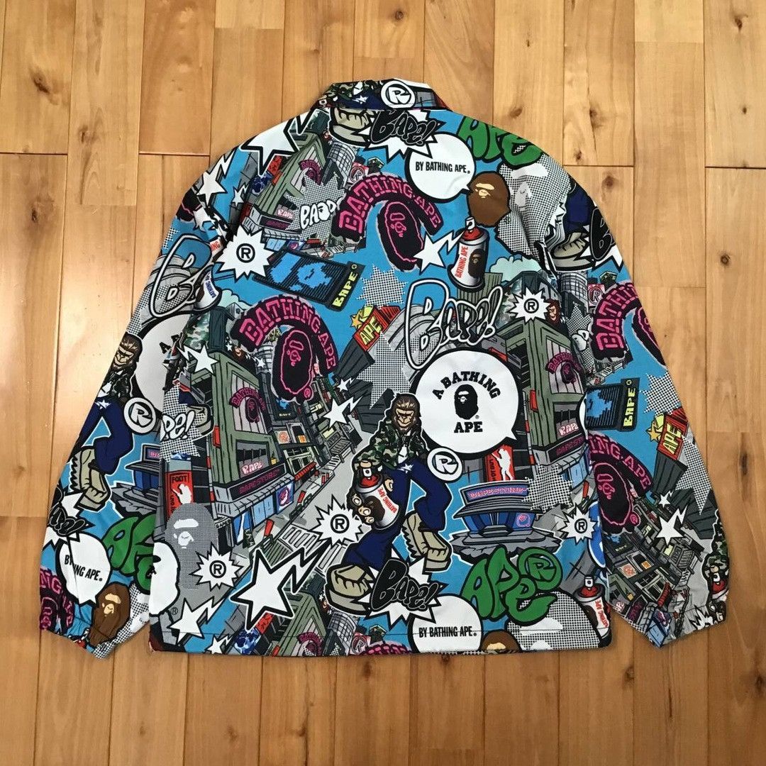 Bape BAPE COMIC ART coach jacket a bathing ape Size US S / EU 44-46 / 1 - 2 Thumbnail