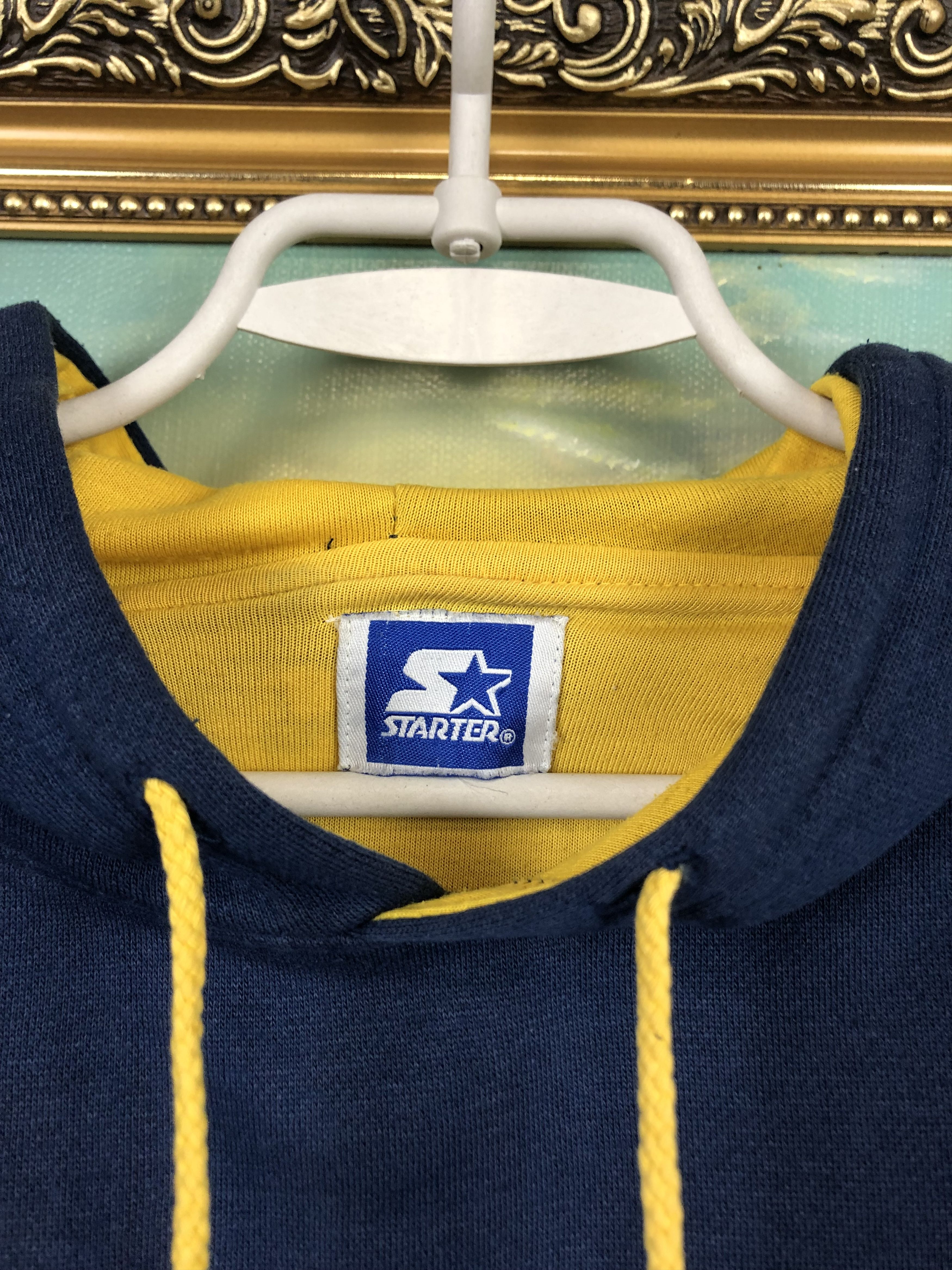 Starter Vintage University Michigan Wolverines Starter Hoodie Rare Size US M / EU 48-50 / 2 - 10 Thumbnail