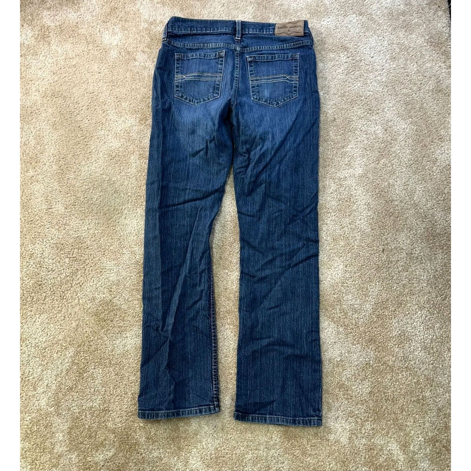 Cody James Cody James Jeans Men's 30x32 Blue Denim Western Wear Cowboy Straight Leg 5-Pocket Denim Cotton Jeans Size US 30 / EU 46 - 7 Thumbnail