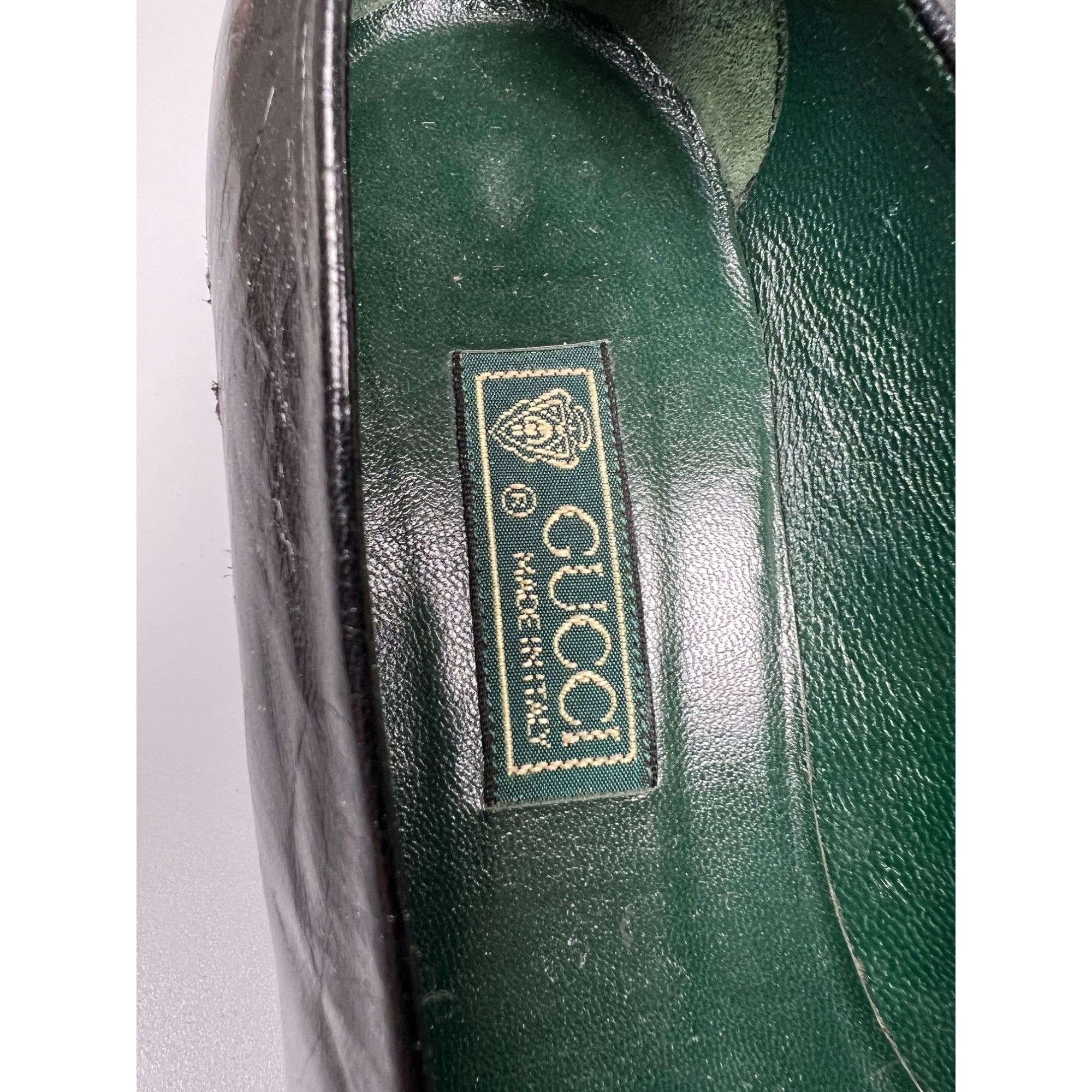 Gucci Gucci Vintage Pointed Toe Leather Pumps (Y1022) Size US 6 / IT 36 - 3 Thumbnail