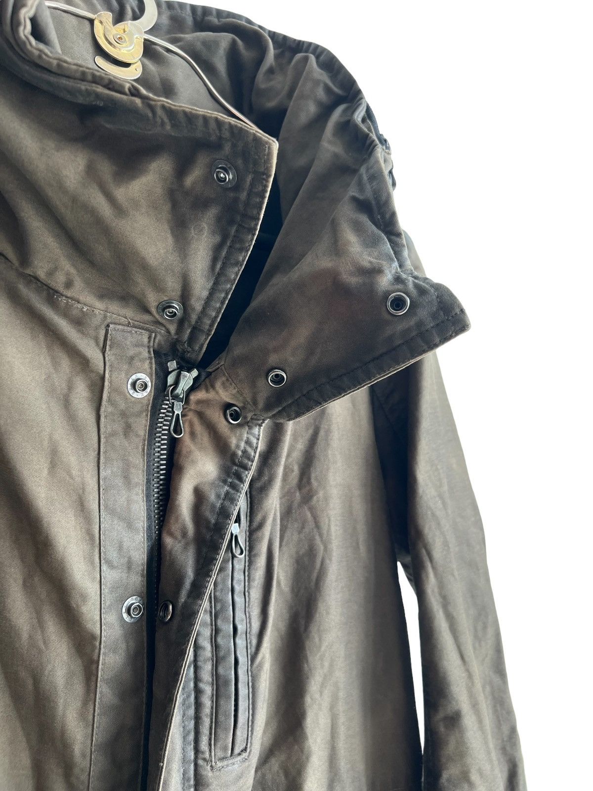 Shellac Y2K Shellac 🇯🇵 Waxed Cotton Post Apocalypse Bono Parka Jacket Size US M / EU 48-50 / 2 - 6 Thumbnail