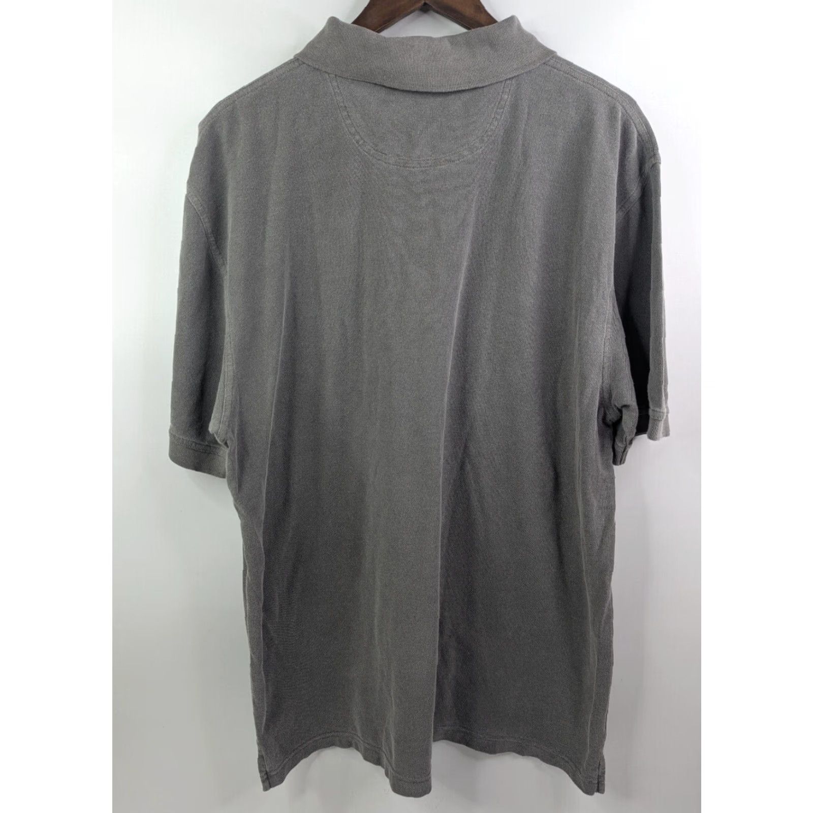 Vintage VINTAGE NWT Crazy Shirts Shirt Gray Polo Logo Embroidered Men's 2XL Short Sleeve Cotton Size US XXL / EU 58 / 5 - 4 Thumbnail