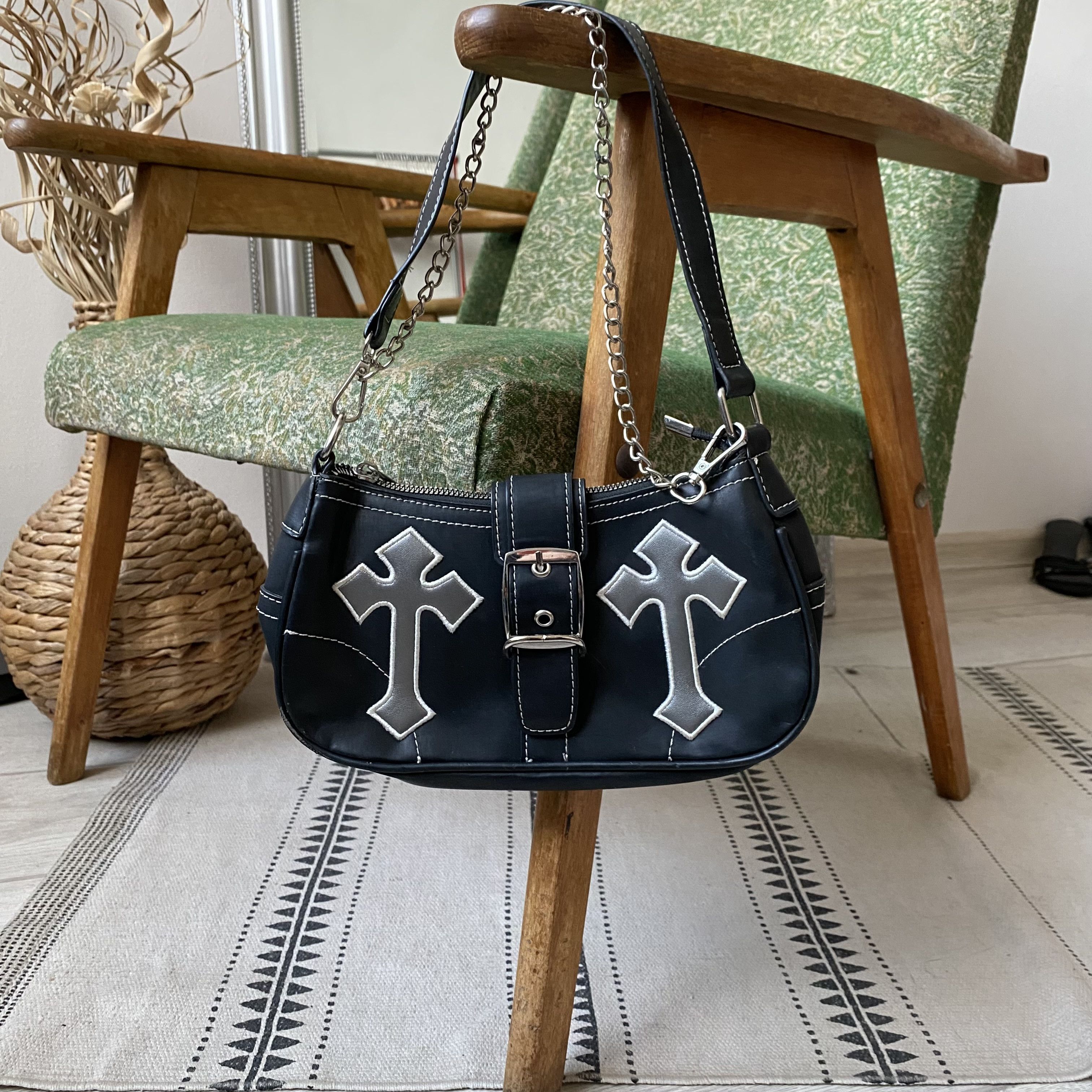 Affliction Y2K Vintage 2000s Avantgarde mini bag Chrome Hearts vibe Size ONE SIZE - 1 Thumbnail
