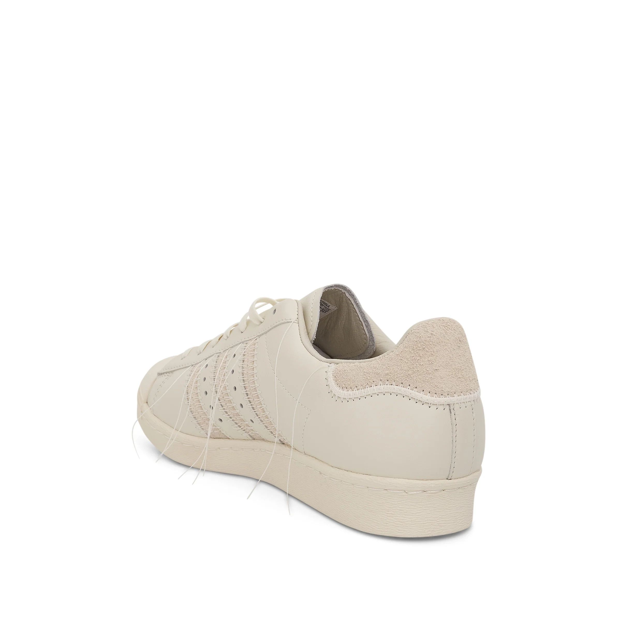 Y-3 o1mris0824 Superstar Sneaker in White Size US 11 / EU 44 - 3 Thumbnail