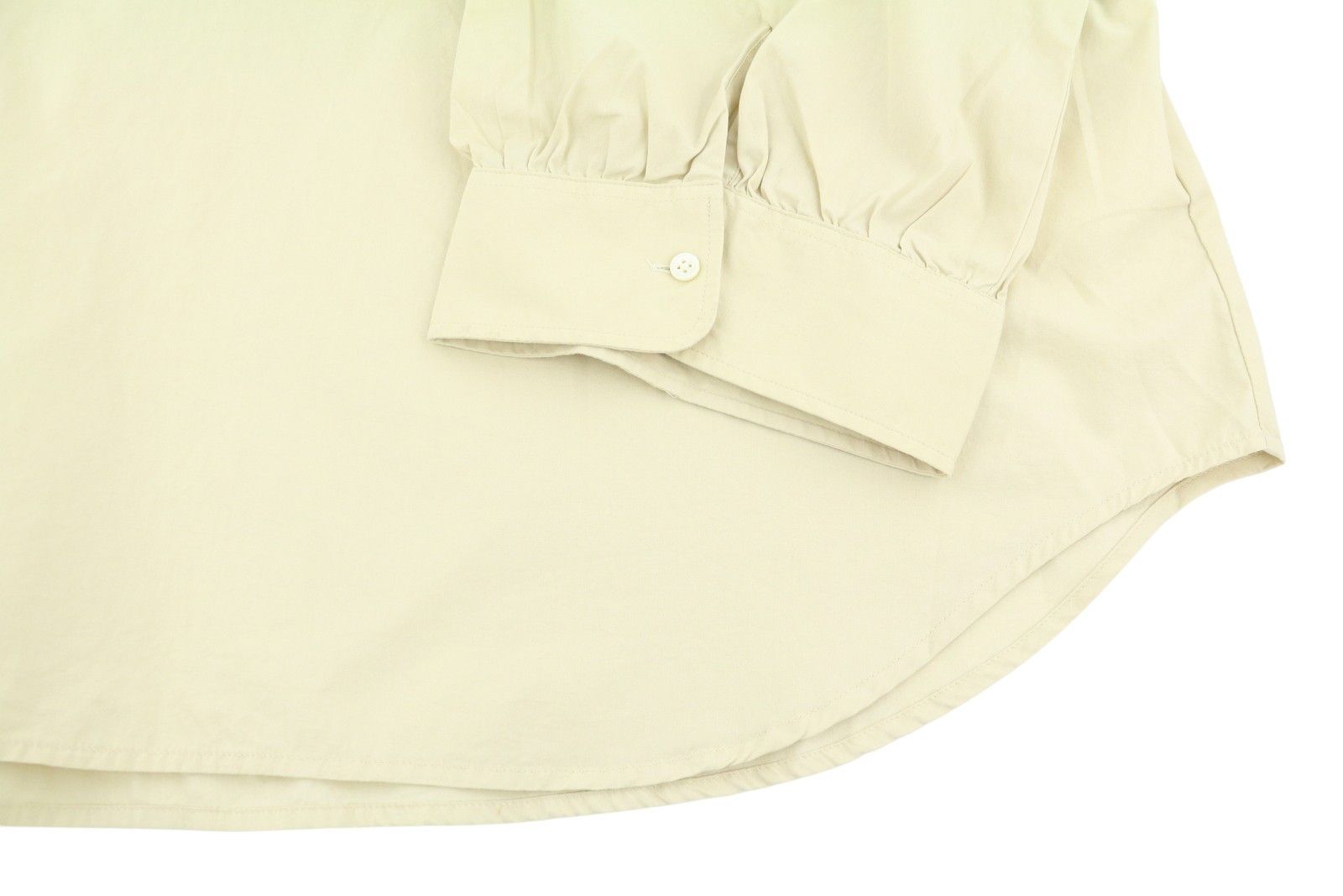 Gant LUX POPLIN POPOVER EU46 Desert Beige V-Neck Blouse 87535 Size 3XL / US 20-22 - 5 Thumbnail