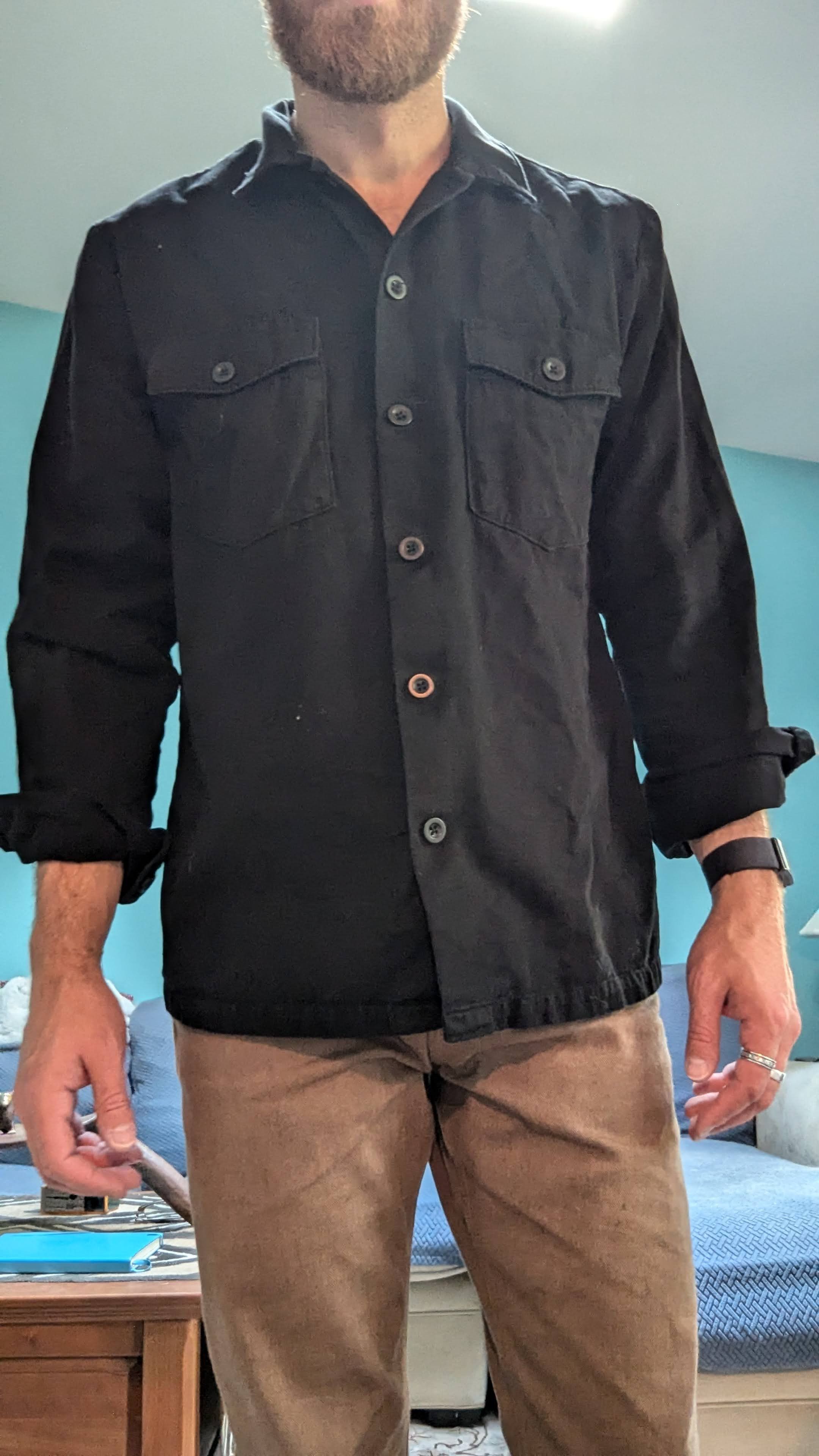 A Day's March Cotton Overshirt Size US L / EU 52-54 / 3 - 1 Thumbnail
