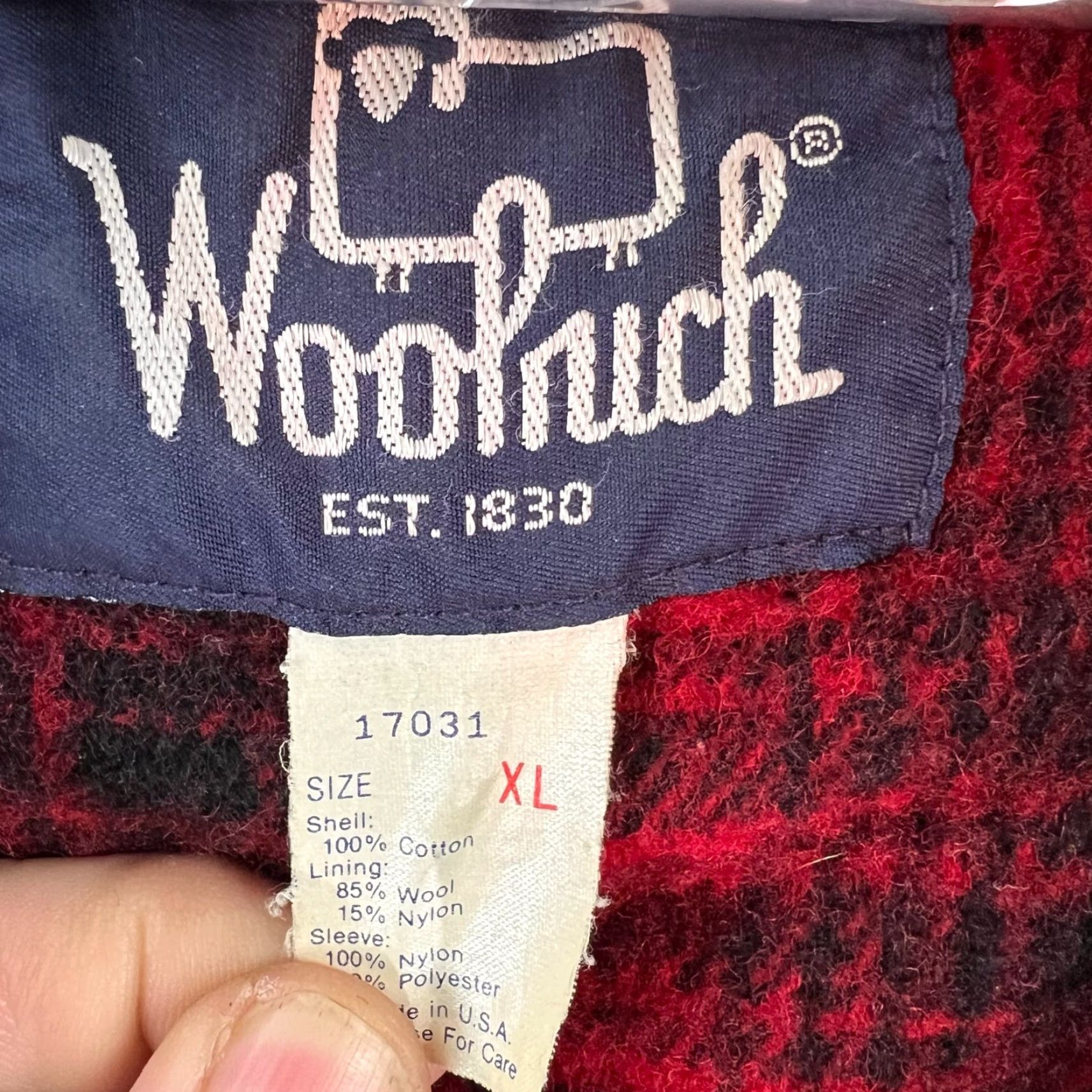 Vintage VINTAGE Woolrich Coat Mens XL Wool Lined Anorak Hooded Beige USA Made Wool Classic Vintage Coat XL Tan Beige Mens US Theme 90s? Size US XL / EU 56 / 4 - 6 Thumbnail