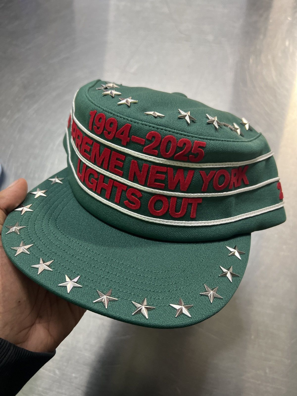 帽子 Supreme Stars Studded Pillbox Hat black Supreme Stars Studded Pillbox Hat (FW25) - $60