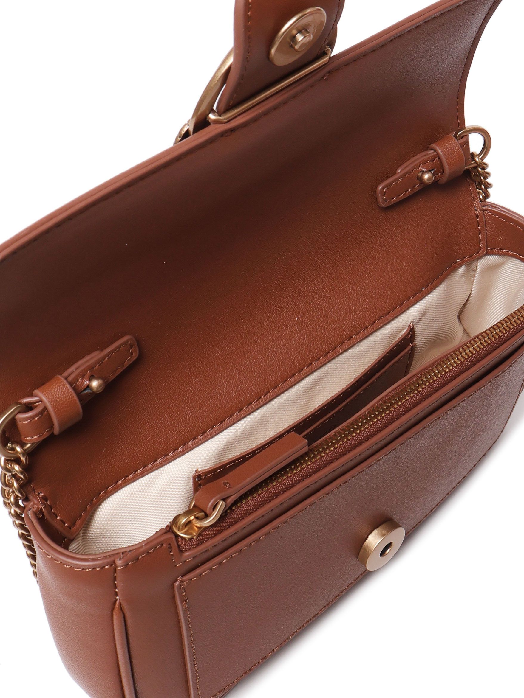Pinko o1s22i1n0824 Size: OS / Love Pocket Crossbody Bag in Brown Size ONE SIZE - 3 Thumbnail