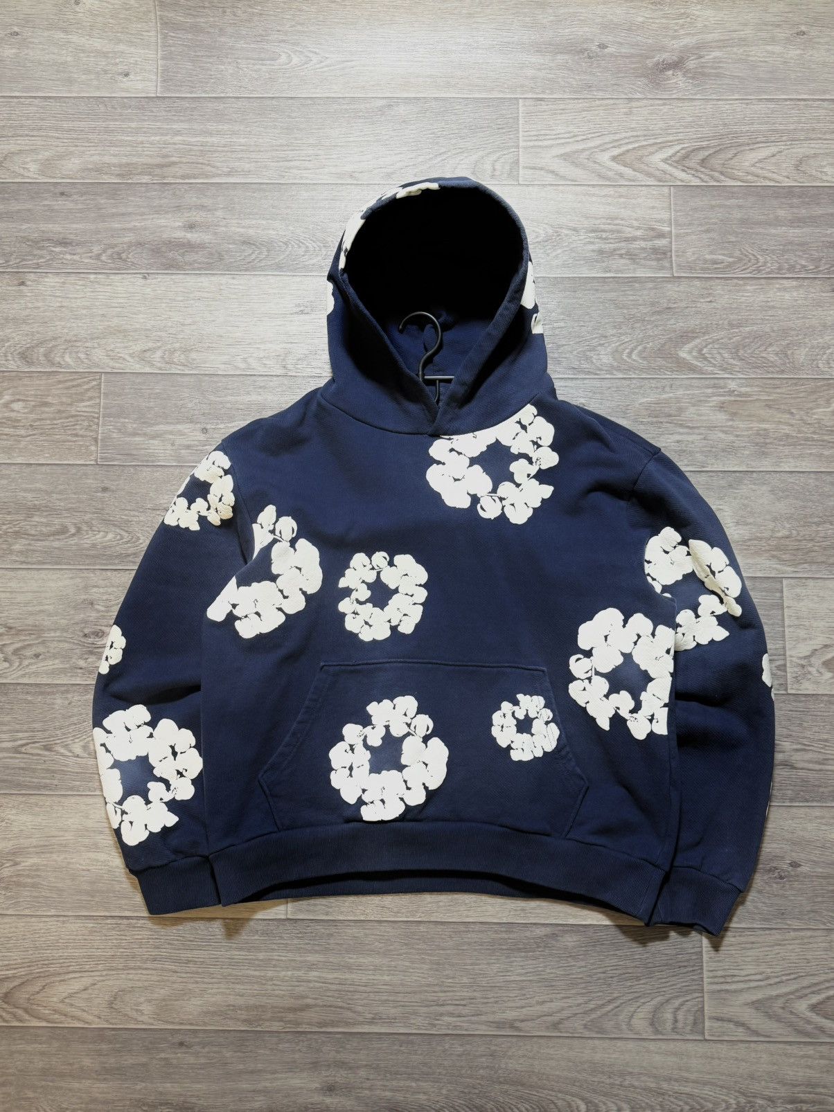 Japanese Brand Denim tears Blue hoodie Size US M / EU 48-50 / 2 - 1 Thumbnail