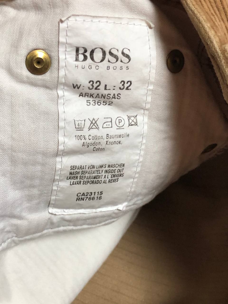 Hugo Boss Hugo Boss Denim Jeans CORD Size US 32 / EU 48 - 2 Thumbnail
