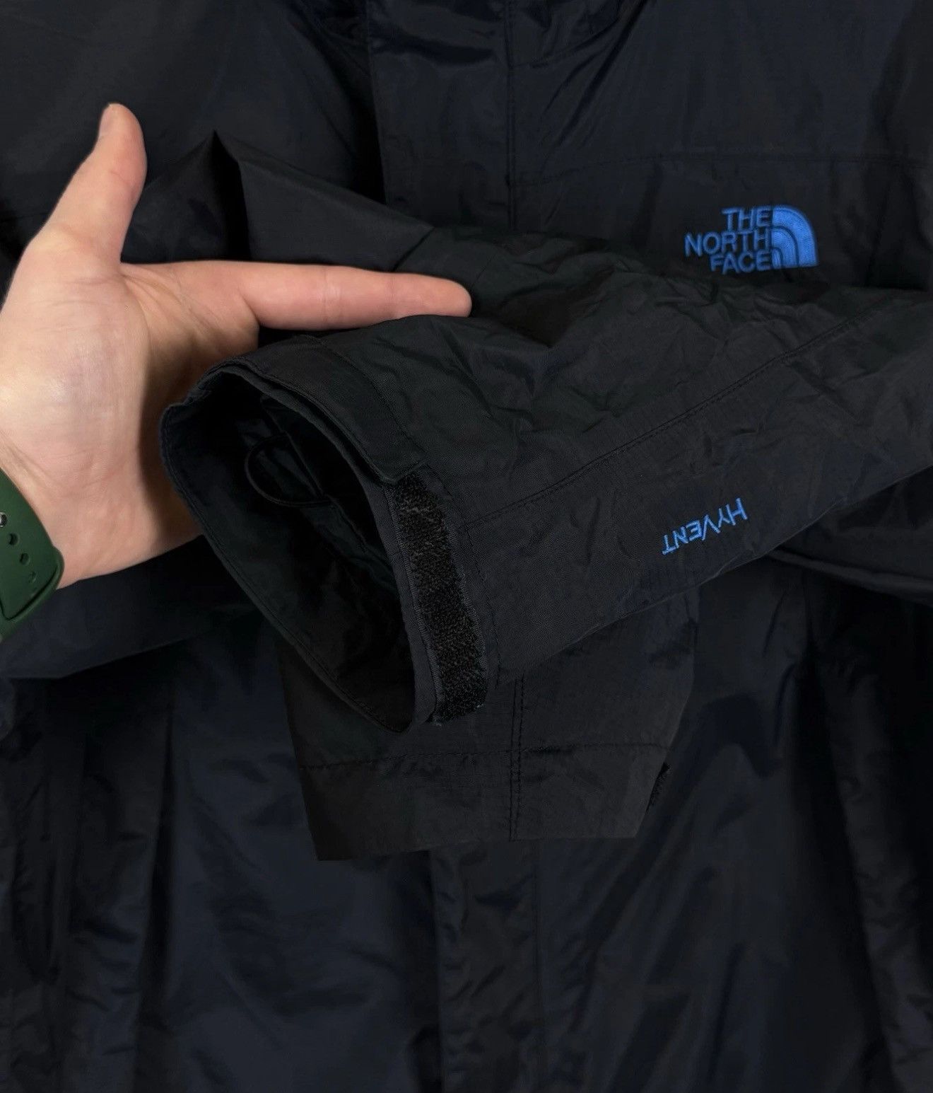 The North Face The North Face HyVent Full Zip Jacket Black Windbreaker Top Size US S / EU 44-46 / 1 - 3 Thumbnail