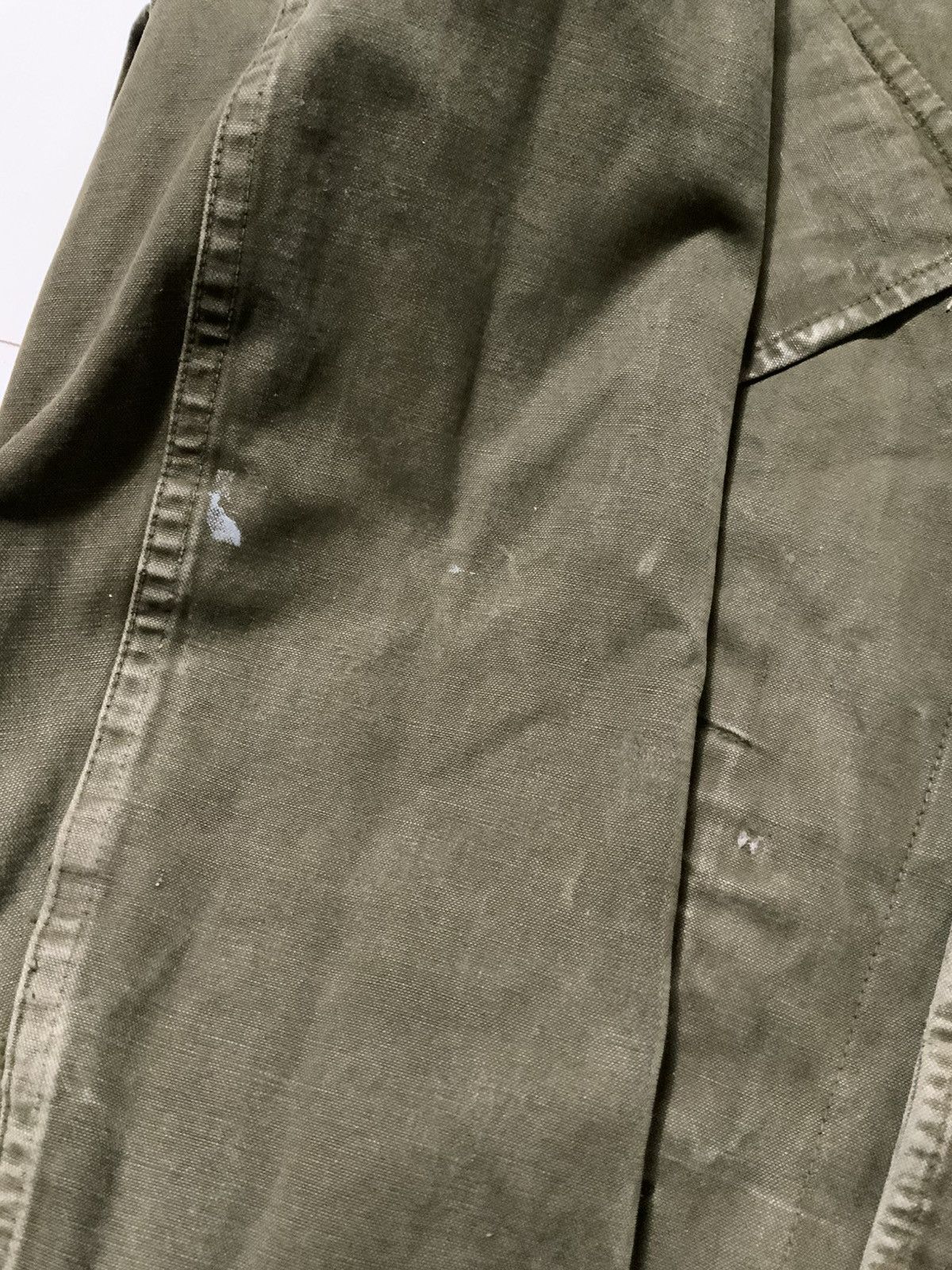 Vintage Vintage 50s 60s Dutch Military Army Field M60 Coat Jacket Size US M / EU 48-50 / 2 - 7 Thumbnail