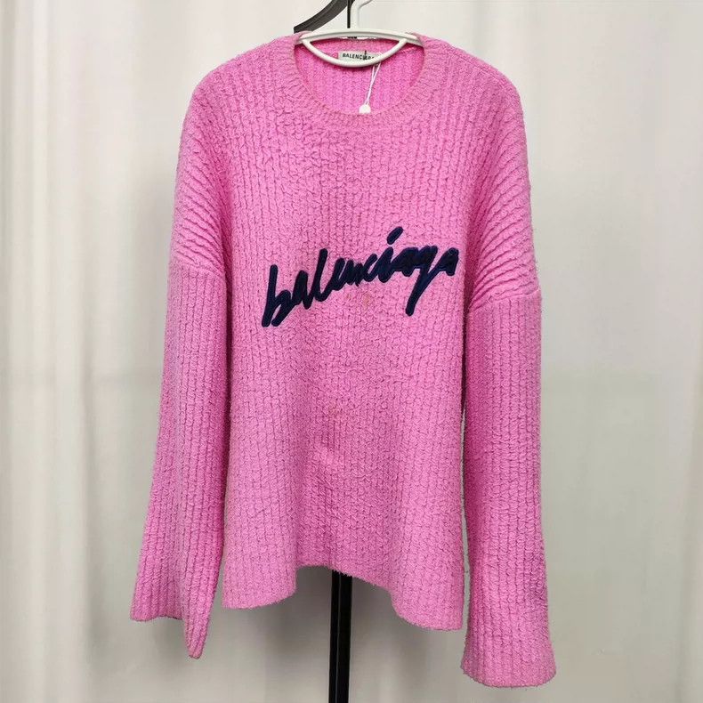 Balenciaga Balenciaga Knitted sweater pink Size XS / US 0-2 / IT 36-38 - 1 Thumbnail