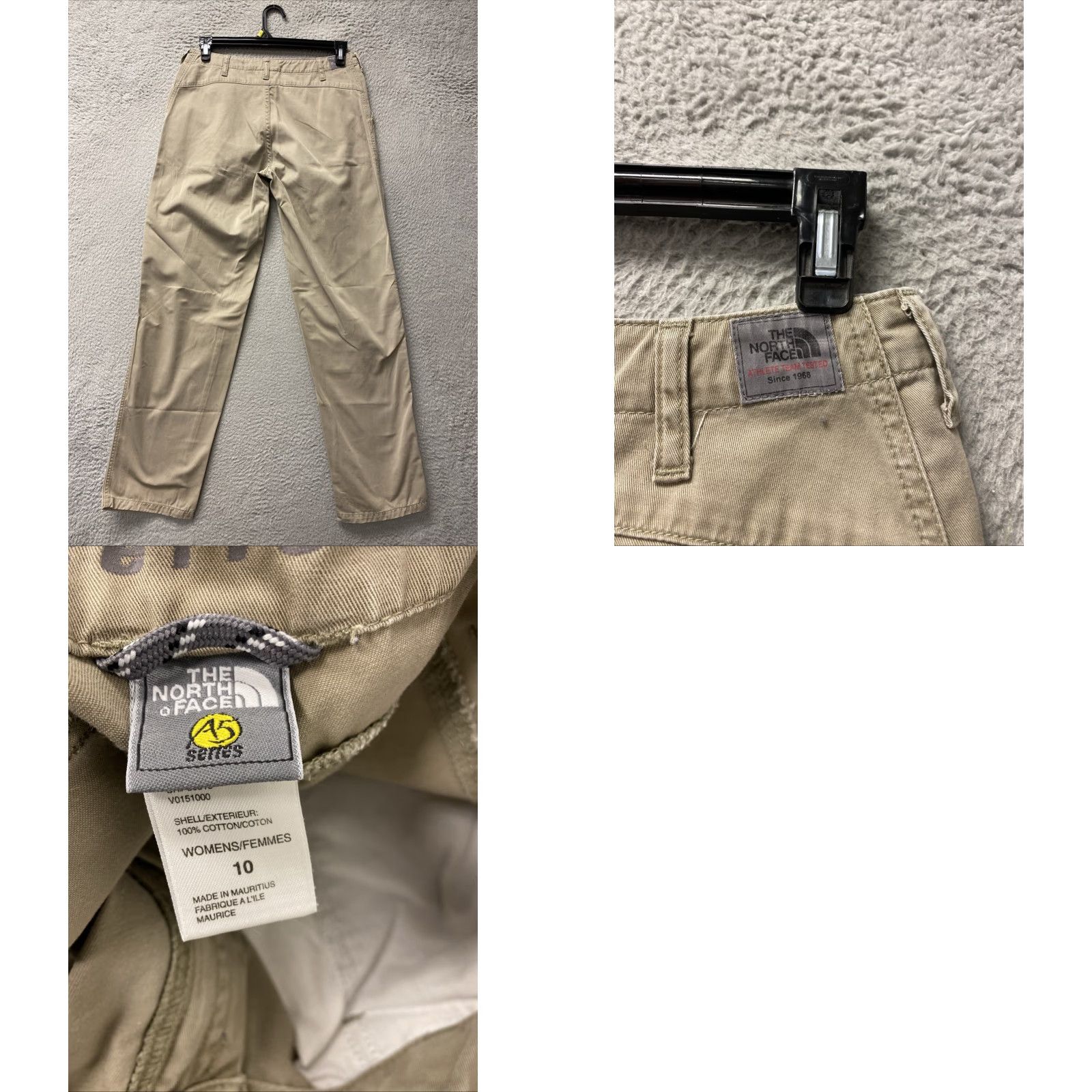 The North Face The North Face Women’s Pants Size 10 Khaki Chino Pockets Casual Travel Workwear Inseam 32 Lightweight Cotton Womens Pants Size 32" / US 10 / IT 46 - 8 Thumbnail