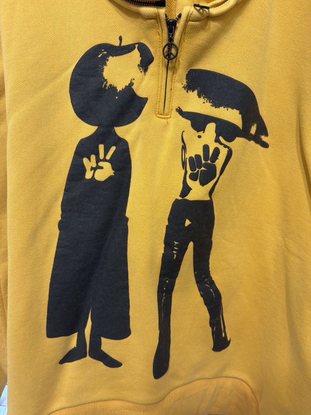 Japanese Brand Paynestar Yellow “Dots and Loops” “bubblegum” Hoodie Size US L / EU 52-54 / 3 - 4 Thumbnail