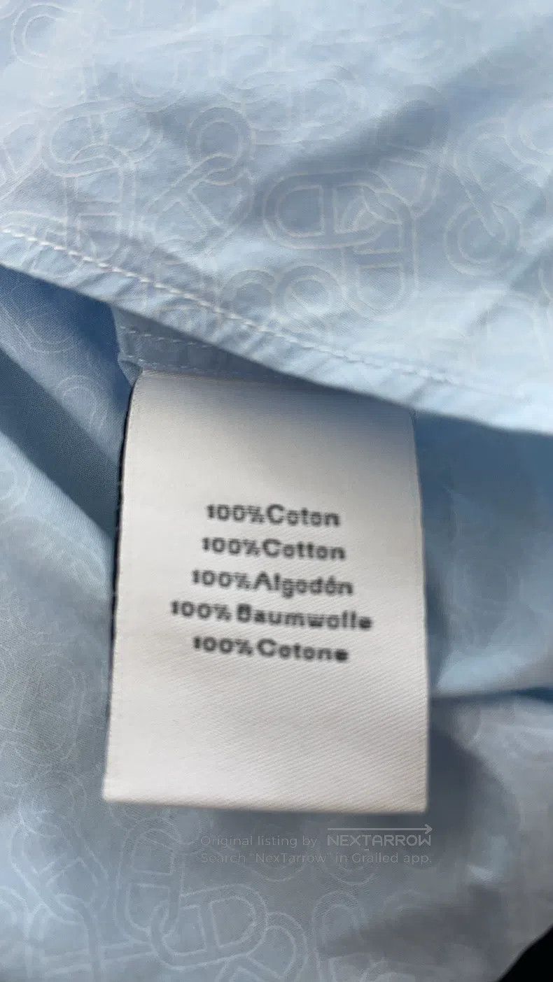 Hermes Hermes Blue long-sleeved shirt Size US XS / EU 42 / 0 - 4 Thumbnail