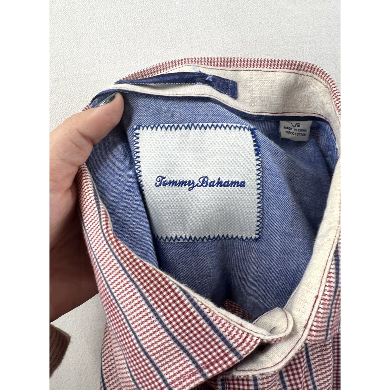Tommy Bahama Tommy Bahama Shirt Mens L Pink Striped Button-Up Long Sleeve Casual, Party/Cocktail Size US L / EU 52-54 / 3 - 3 Thumbnail
