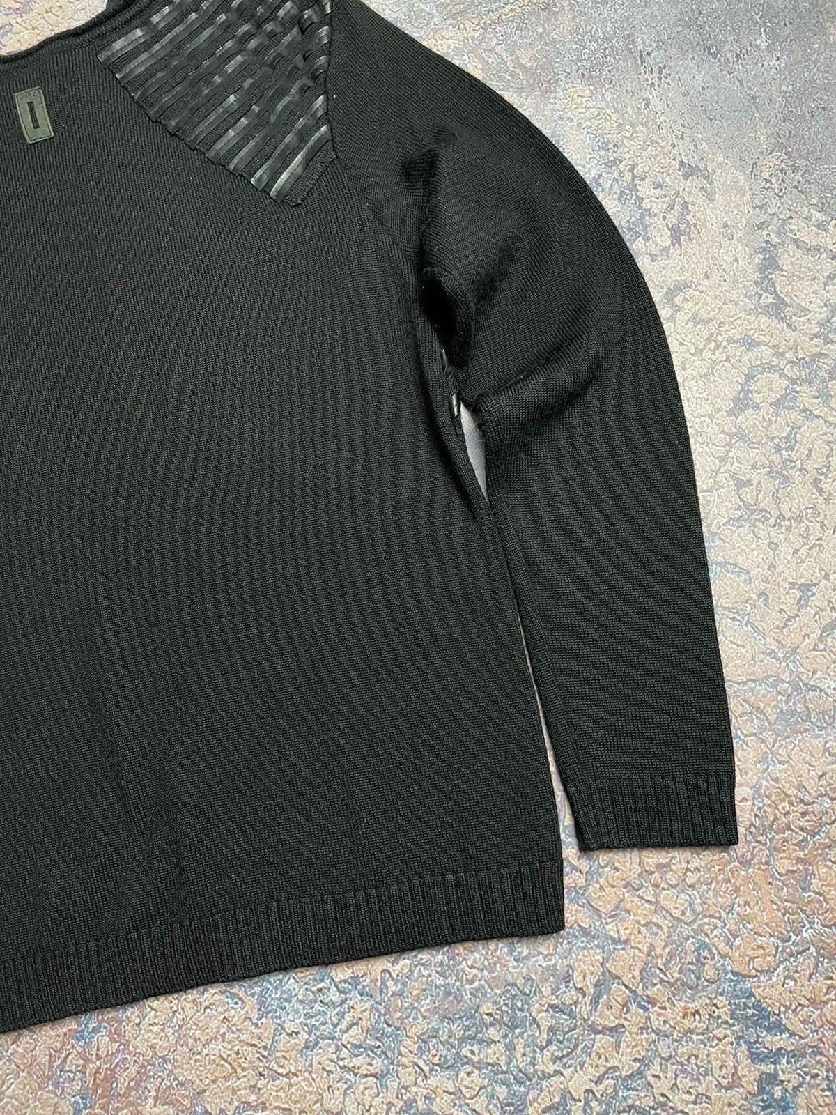 Diesel × Japanese Brand Vintage Y2K 00s Diesel Distressed Punk Sweater striped knit Size US L / EU 52-54 / 3 - 10 Thumbnail