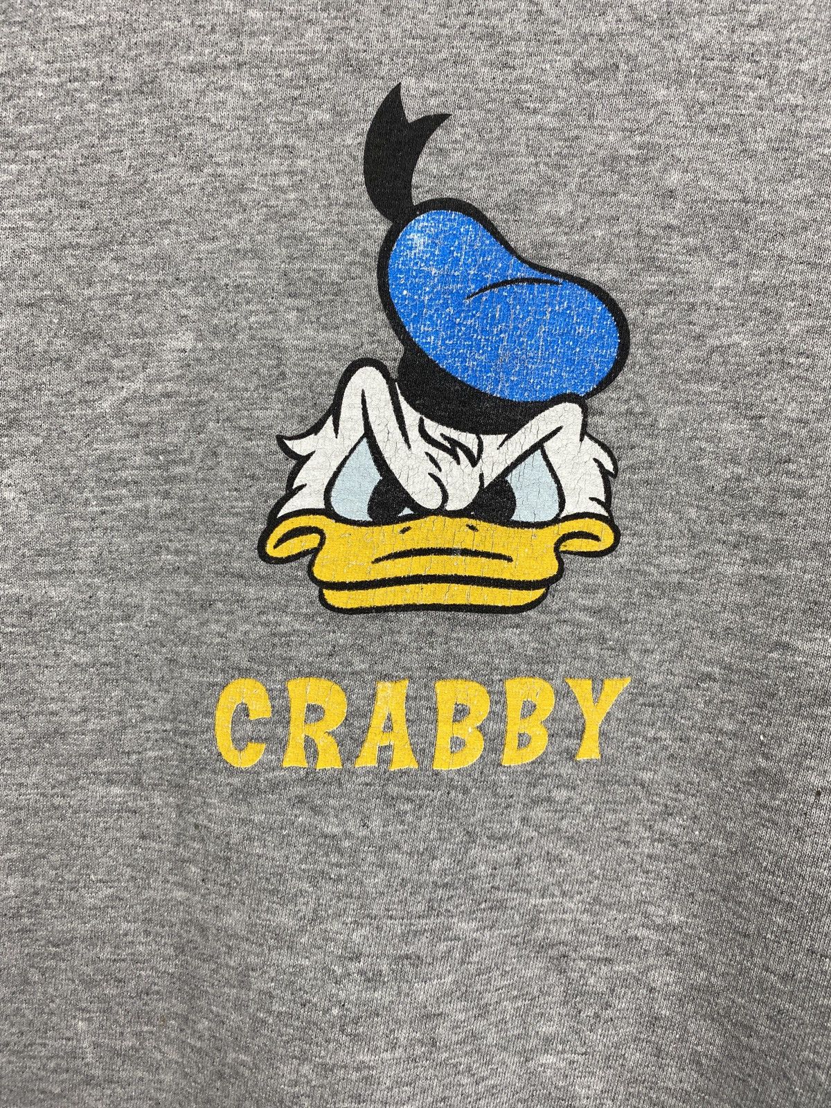 Disney 🇺🇸 Vintage 90s Donald Duck Crabby Mickey Mouse t-shirt hype Size US L / EU 52-54 / 3 - 4 Thumbnail